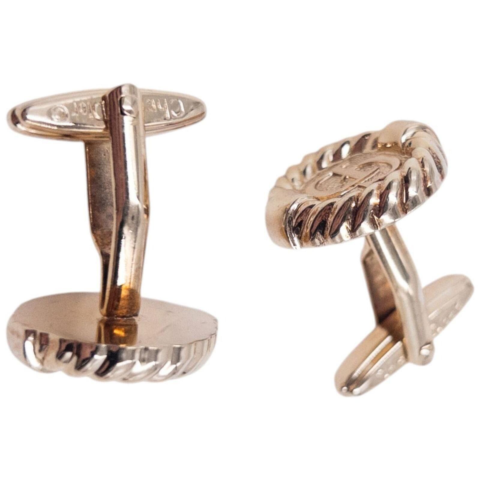Dior Vintage 90s Dior Embossed Cufflinks Size ONE SIZE - 6 Thumbnail