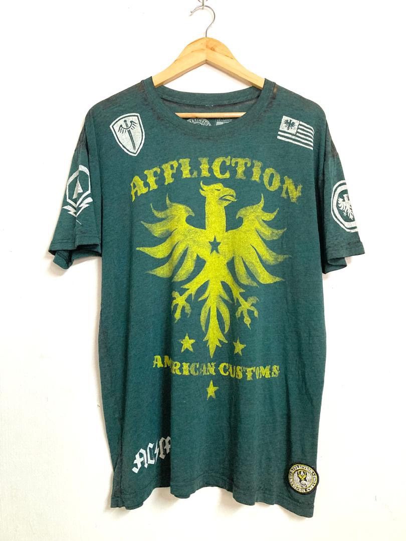 Affliction × Vintage 🔥HOT DROPS🔥VINTAGE AFFLICTION AMERICAN CUSTOM TEE Size US XXL / EU 58 / 5 - 3 Thumbnail