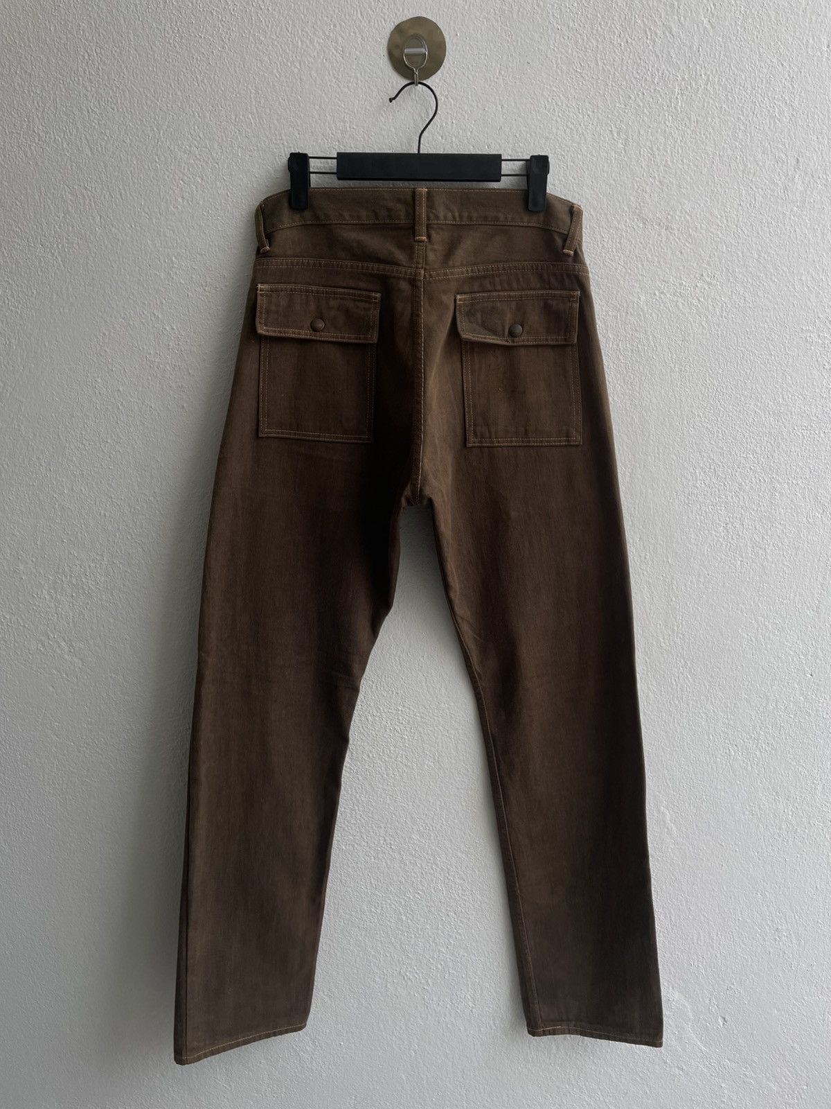 Bape Vintage 2000's Bathing Ape Busy Work Denim Bush Pants Size US 31 - 4 Thumbnail