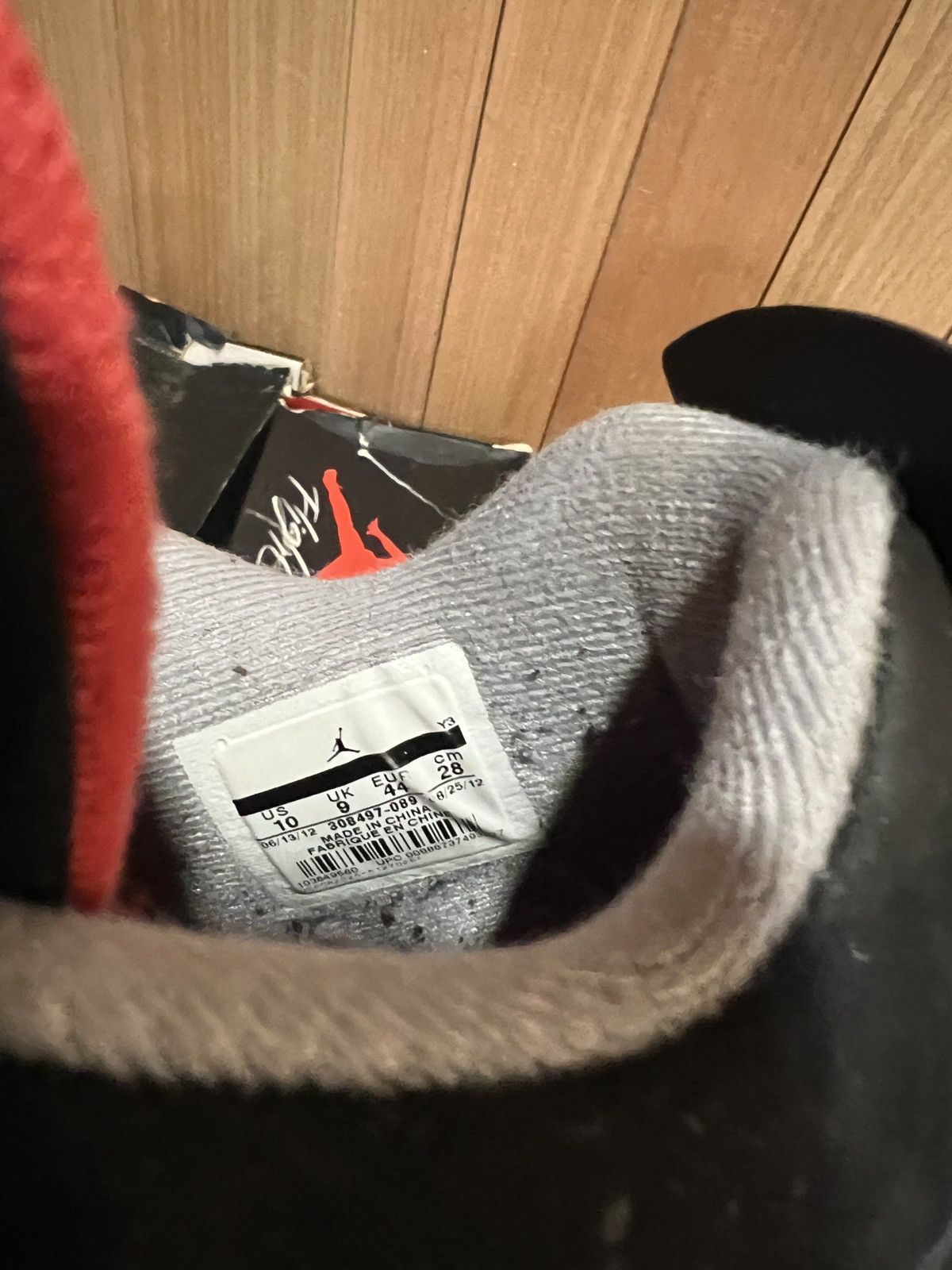 Jordan Brand OG Jordan Retro “Bred” 4s Size US 10 / EU 43 - 8 Thumbnail