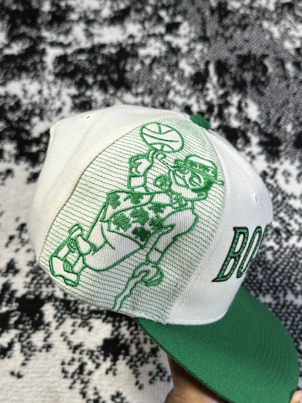 Sports Specialties Vintage NBA Boston Celtics Laser Sports Specialties Hat Size ONE SIZE - 3 Thumbnail