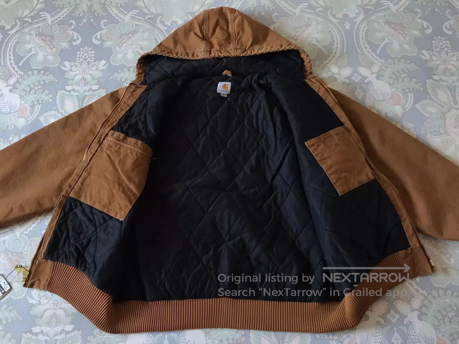 Carhartt Carhartt J130 Brown XL Washed Canvas Jacket. Size US XL / EU 56 / 4 - 3 Thumbnail