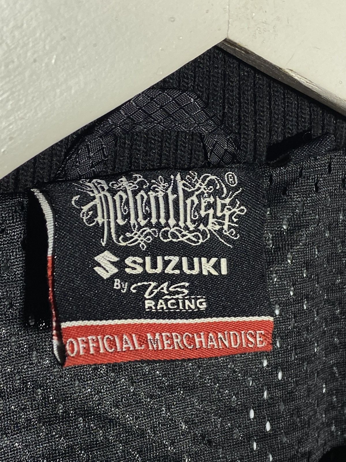 Vintage 🔥RELENTLESS SUZUKI RACING JACKET Y2K BIKER STREET GOTH VIBES Size US L / EU 52-54 / 3 - 18 Thumbnail