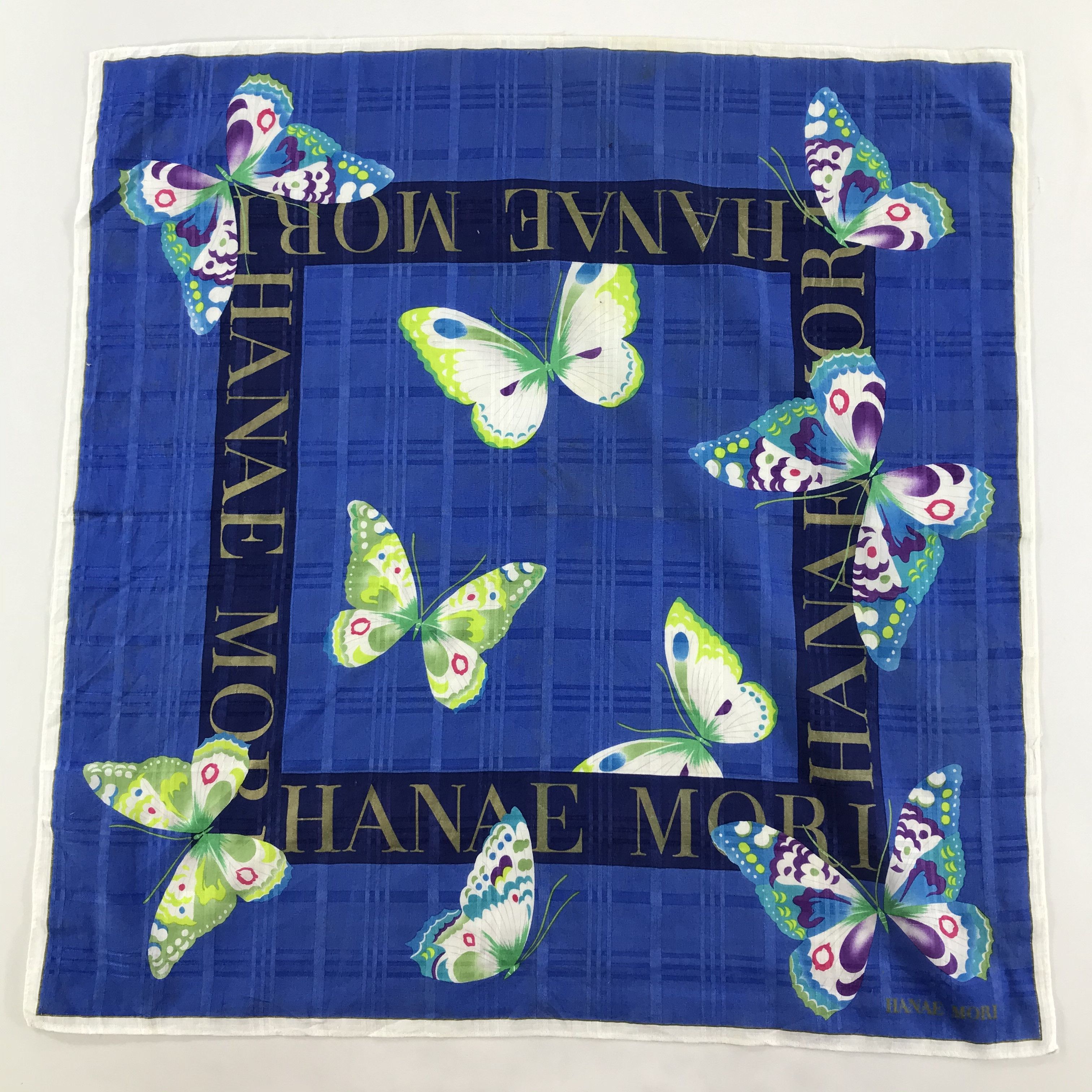 Hanae Mori × Vintage Hanae Mori Bandana / Handkerchief / Neckerchief - S1638 Size ONE SIZE - 1 Thumbnail