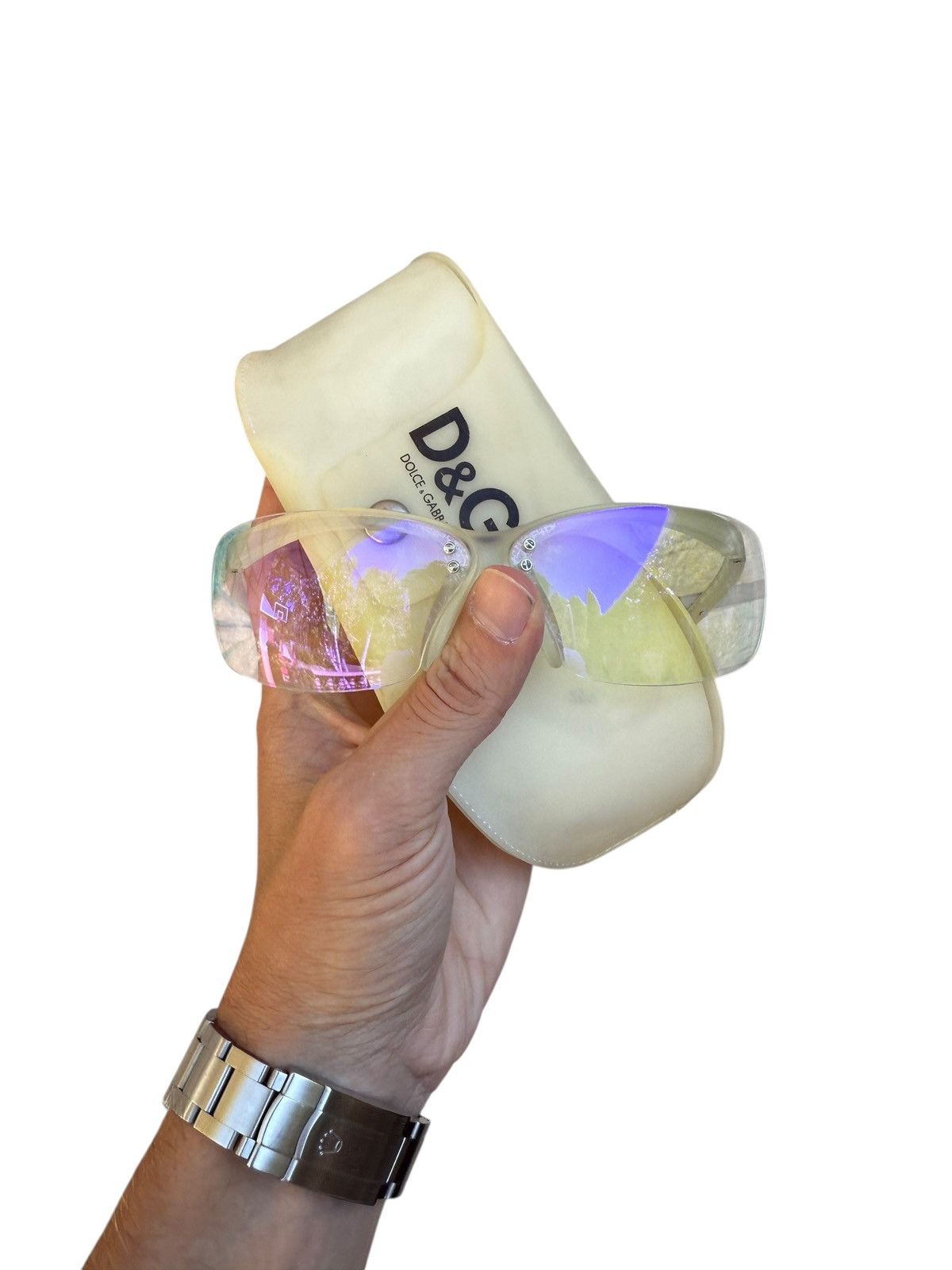 Dolce & Gabbana Dolce and gabbana clear sport style glasses Size ONE SIZE - 6 Thumbnail