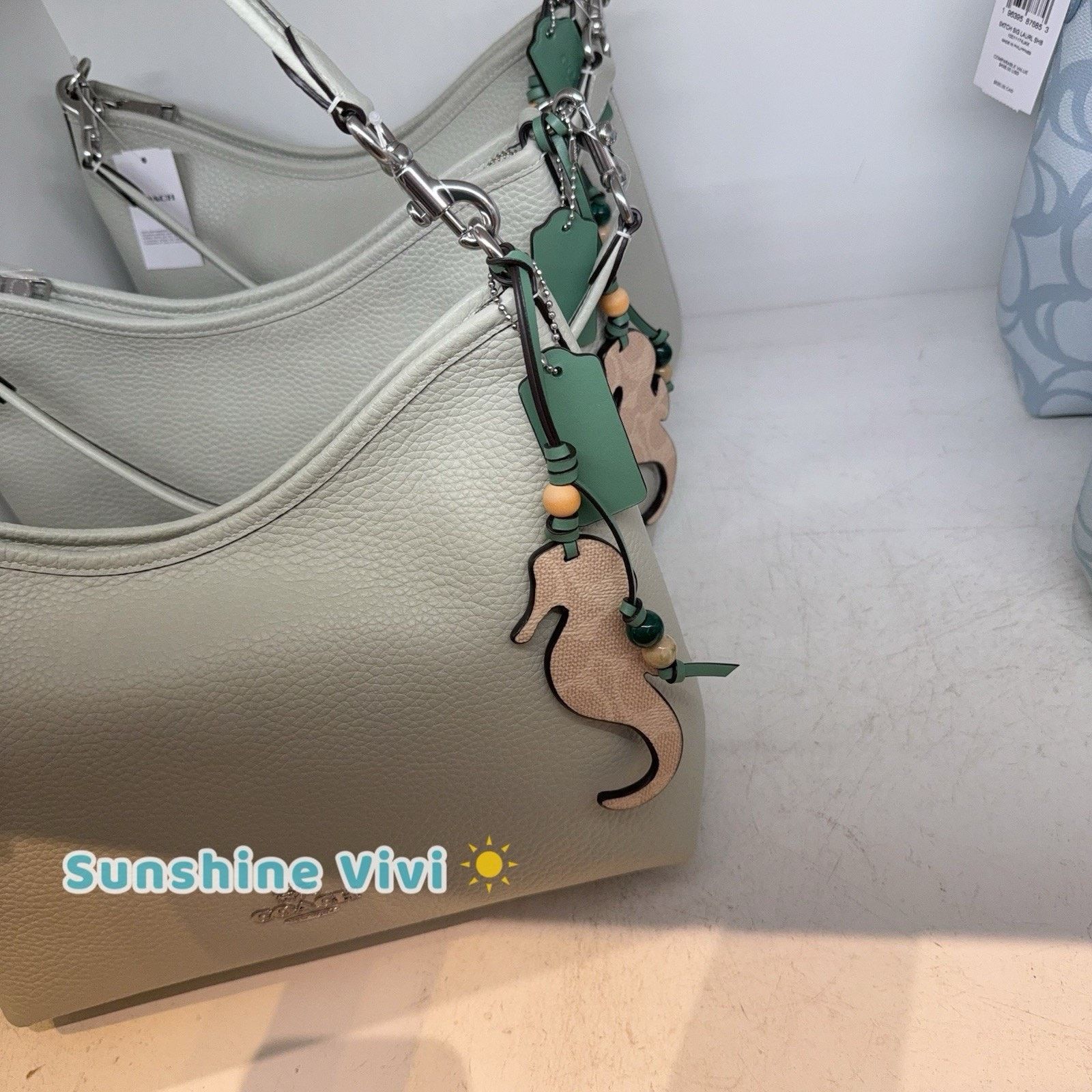 Coach NWT Coach Laurel Shoulder Bag Seahorse Charm CBH82 Size ONE SIZE - 6 Thumbnail