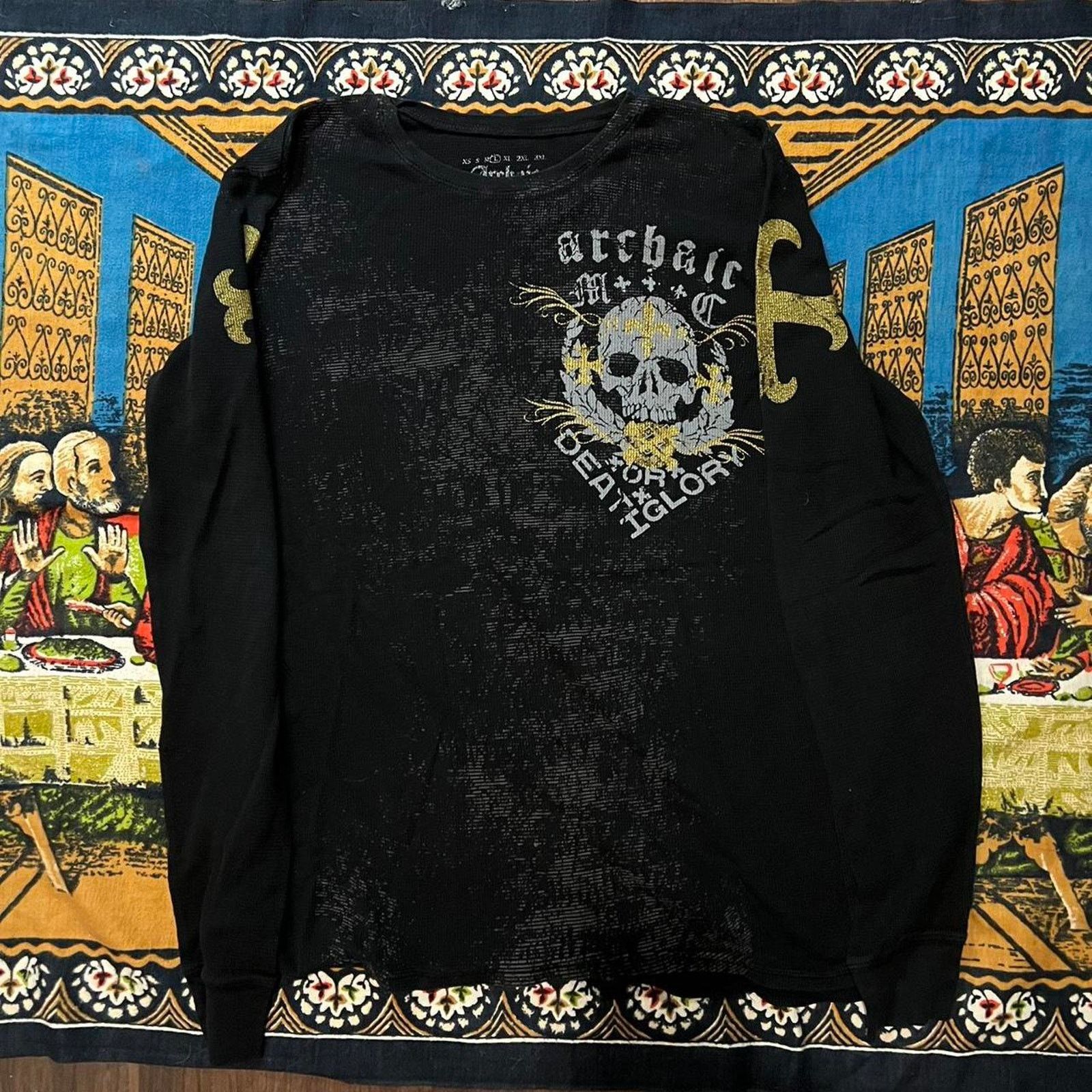 Affliction mens affliction thermal shirt mma elite tapout y2k archaic Size US L / EU 52-54 / 3 - 2 Thumbnail