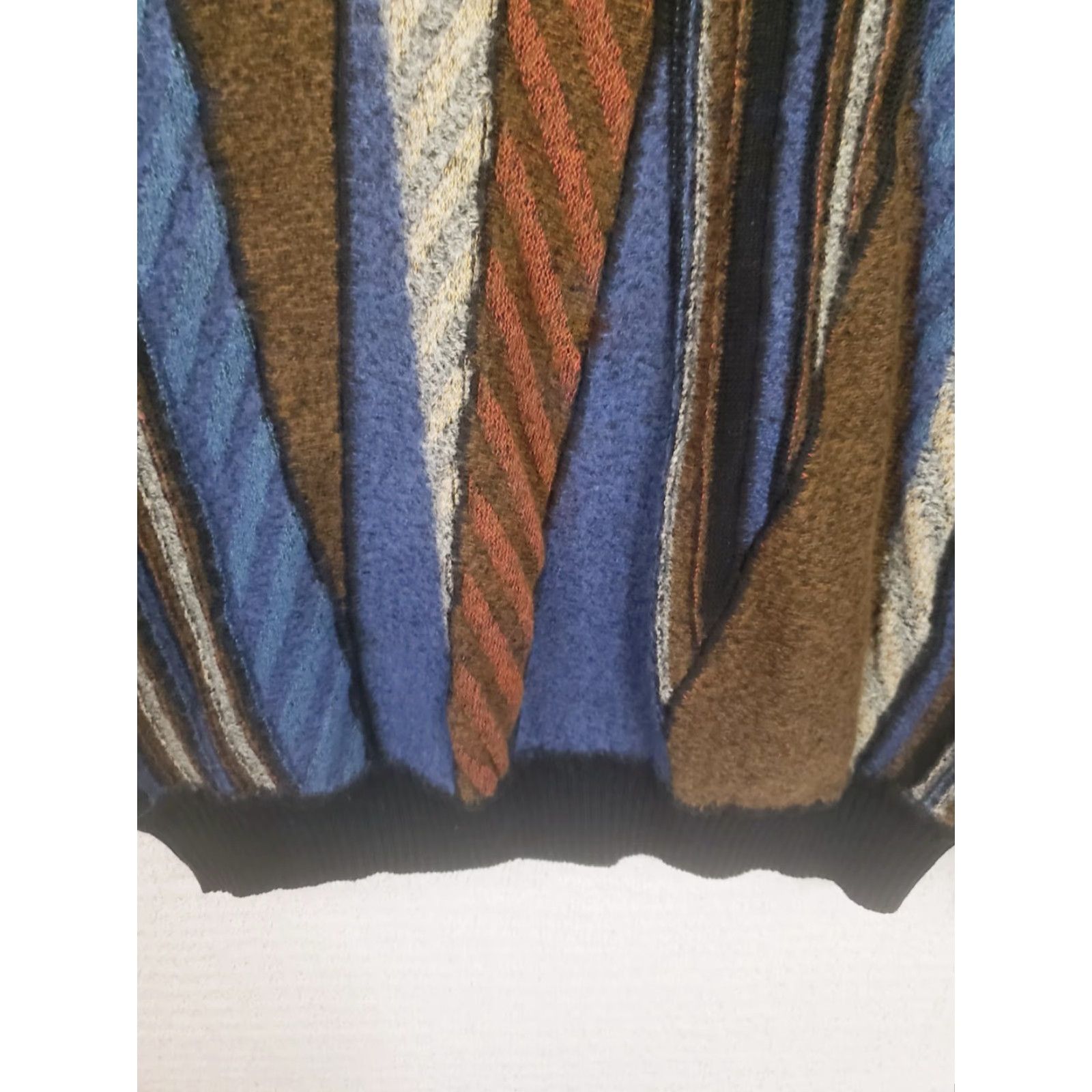 Vintage St Croix Knit Sweater Men L Brown Blue Orange Geometric Crew Neck 90s Casual Pullover Size US L / EU 52-54 / 3 - 7 Thumbnail