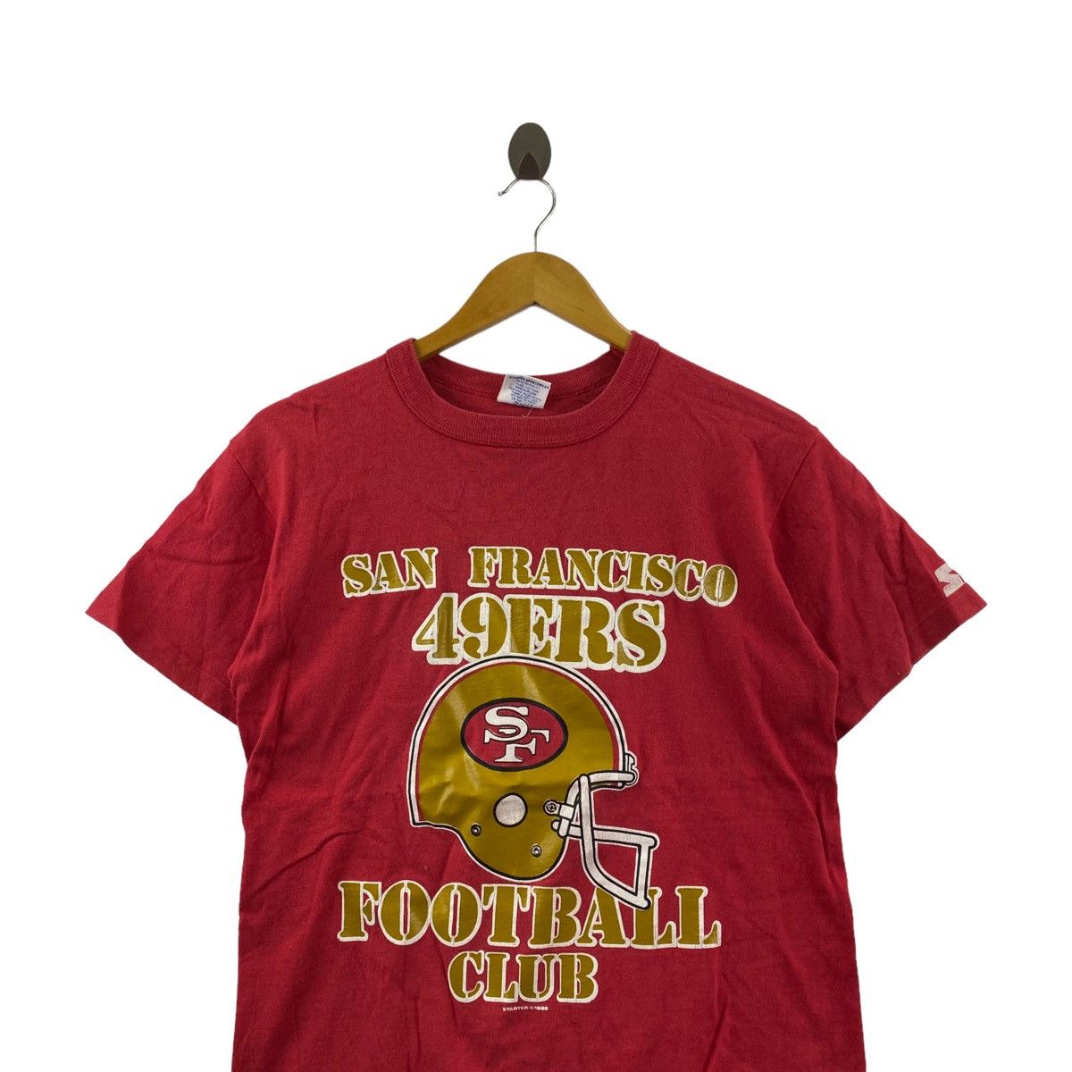 NFL × Vintage Vintage 1988 SAN FRANCISCO 49ERS NFL Football Club Print Red Size US M / EU 48-50 / 2 - 2 Thumbnail