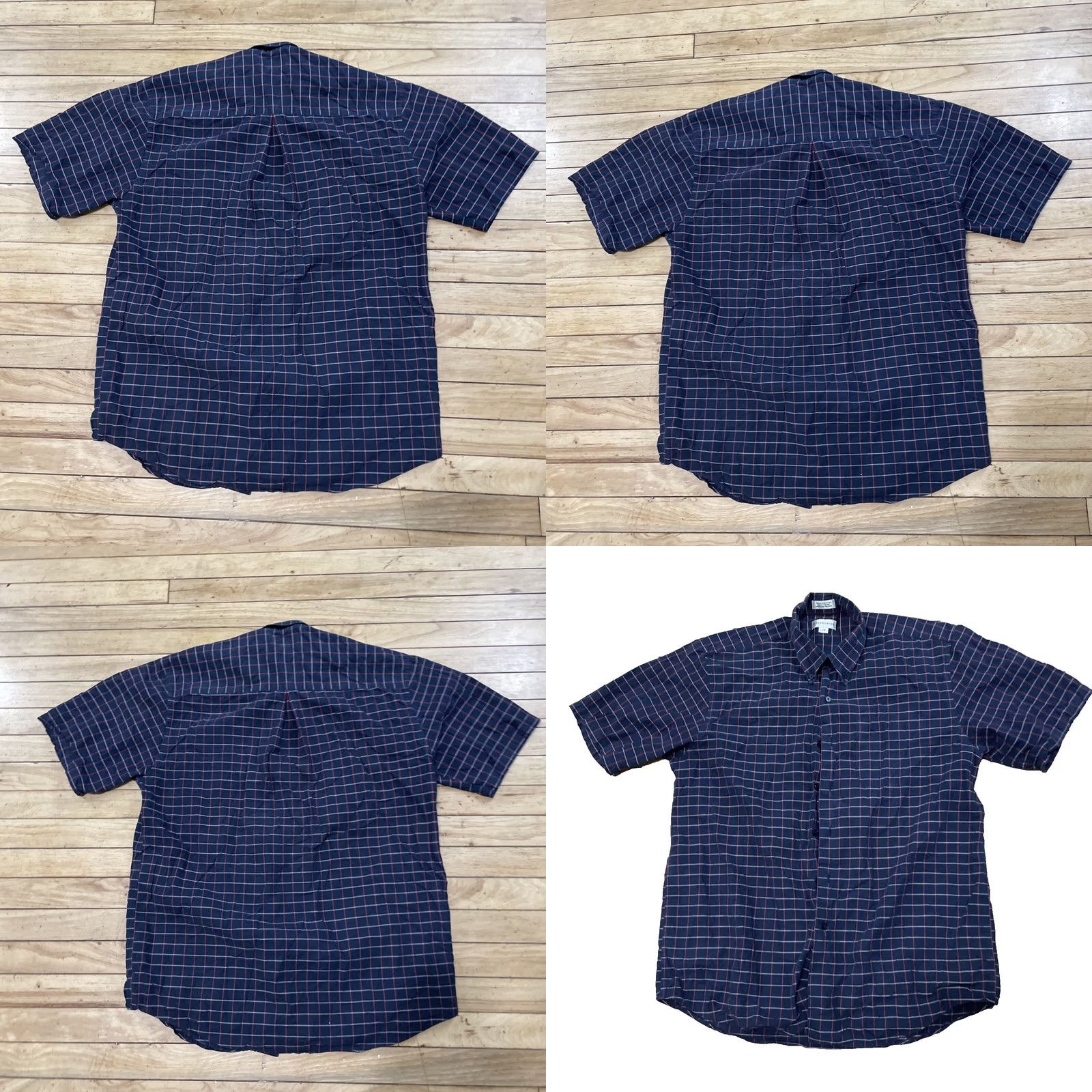 Cutter & Buck Cutter & Buck Button-Up Shirt Men L Gray Red Check Plaid Oxford Western Classic Size US L / EU 52-54 / 3 - 10 Thumbnail