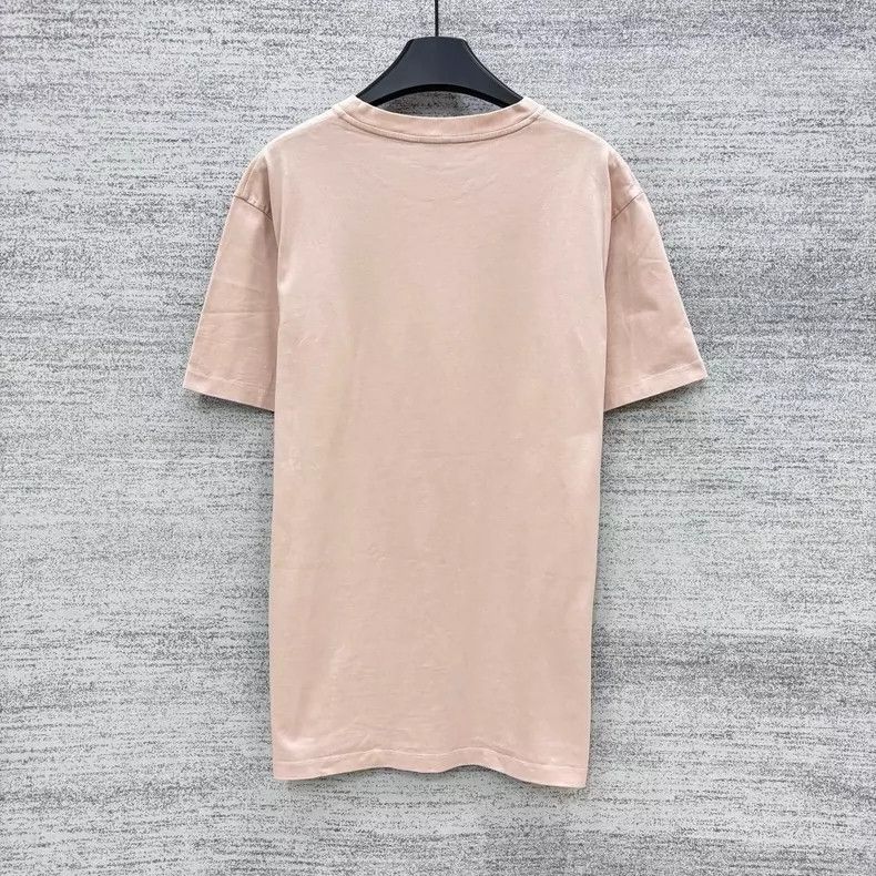 Loewe LOEWE Lotus pink embroidery logo basic short sleeve Size L / US 10 / IT 46 - 4 Thumbnail