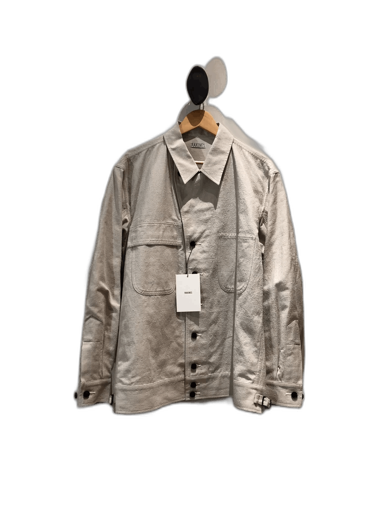 Rick Owens RAKINES M41 Jacket in Beige-2506 Size US M / EU 48-50 / 2 - 1 Thumbnail