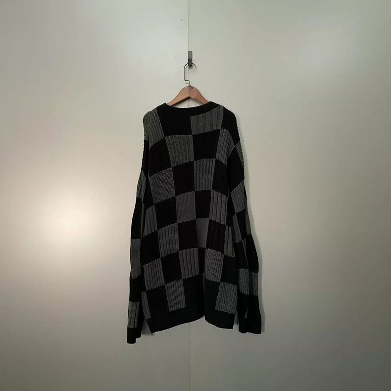 Balenciaga Balenciaga Color-block checkerboard sweater Size XS / US 0-2 / IT 36-38 - 4 Thumbnail