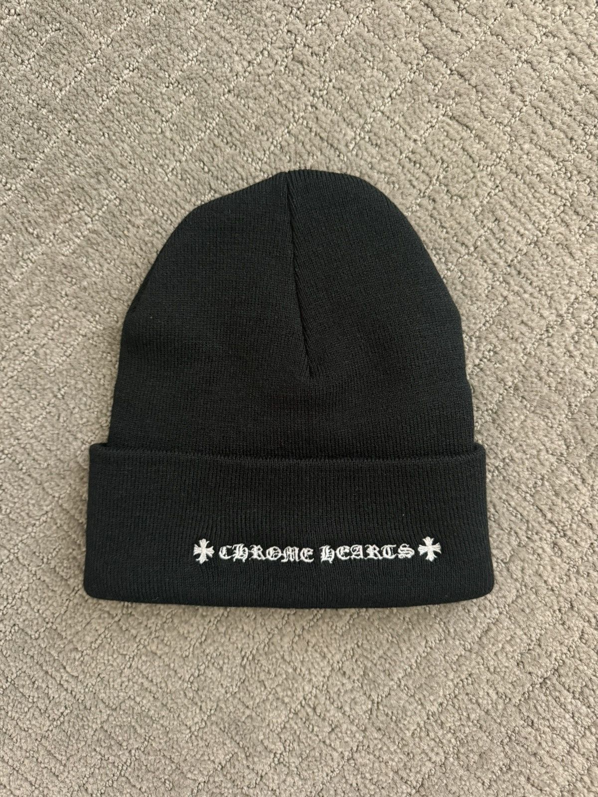 Chrome Hearts CH ACRYLIC BEANIE LOGO Size ONE SIZE - 2 Thumbnail