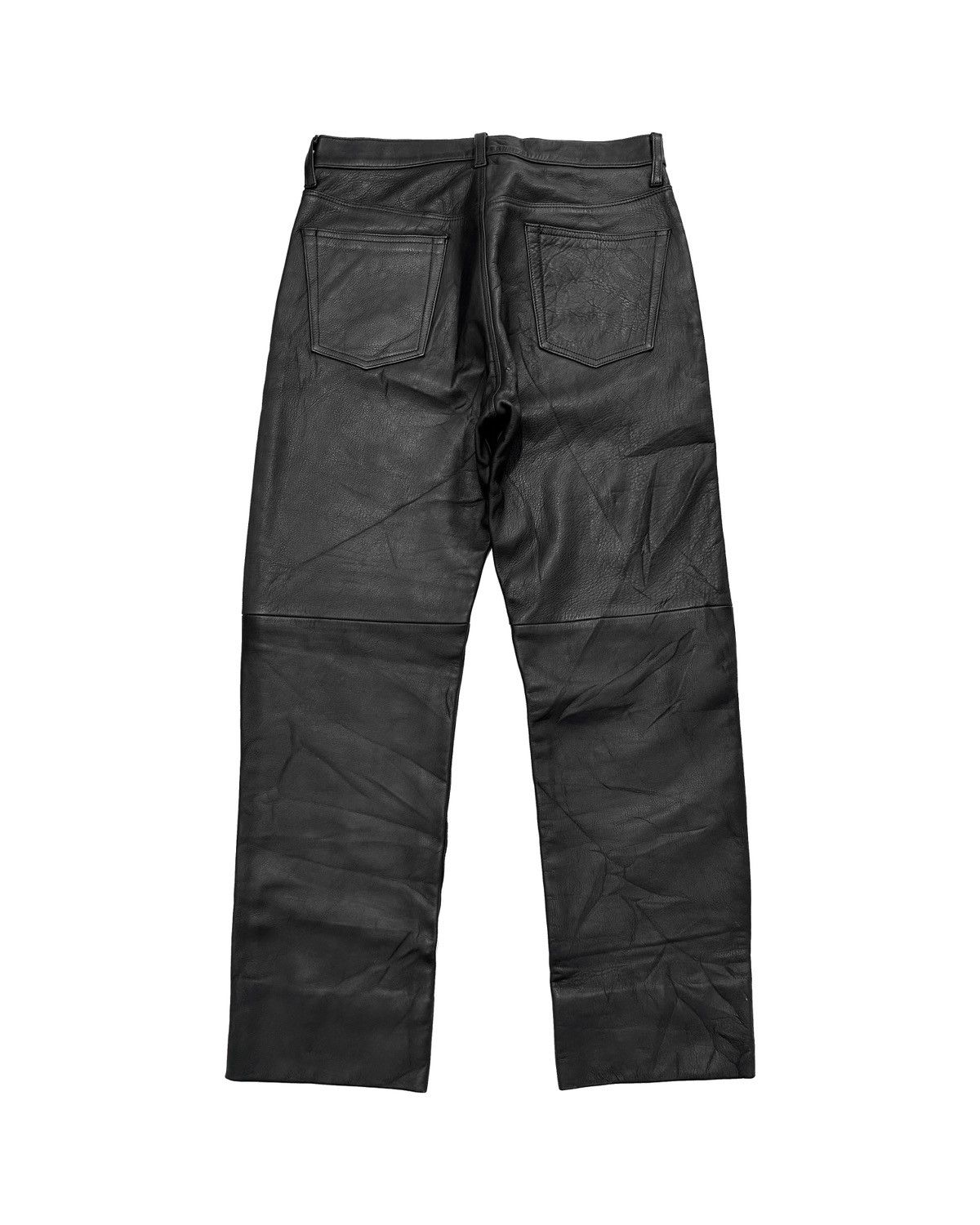 Genuine Leather × If Six Was Nine Men's Bigi Biker Leather Pants Size US 31 - 5 Thumbnail