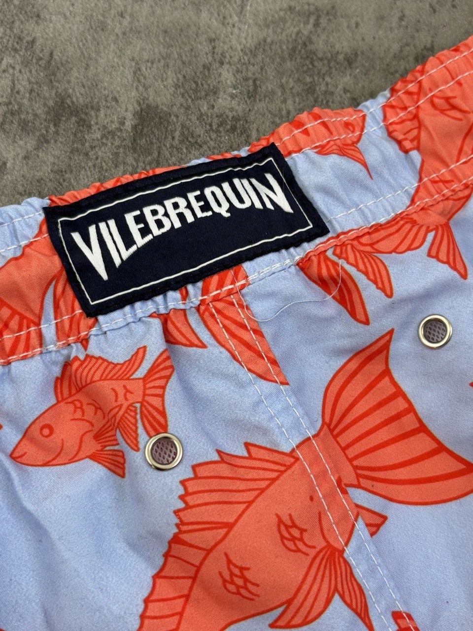 Vilebrequin Vilebrequin Fish AOP Blue Orange Shorts Swim Size US 39 - 11 Thumbnail