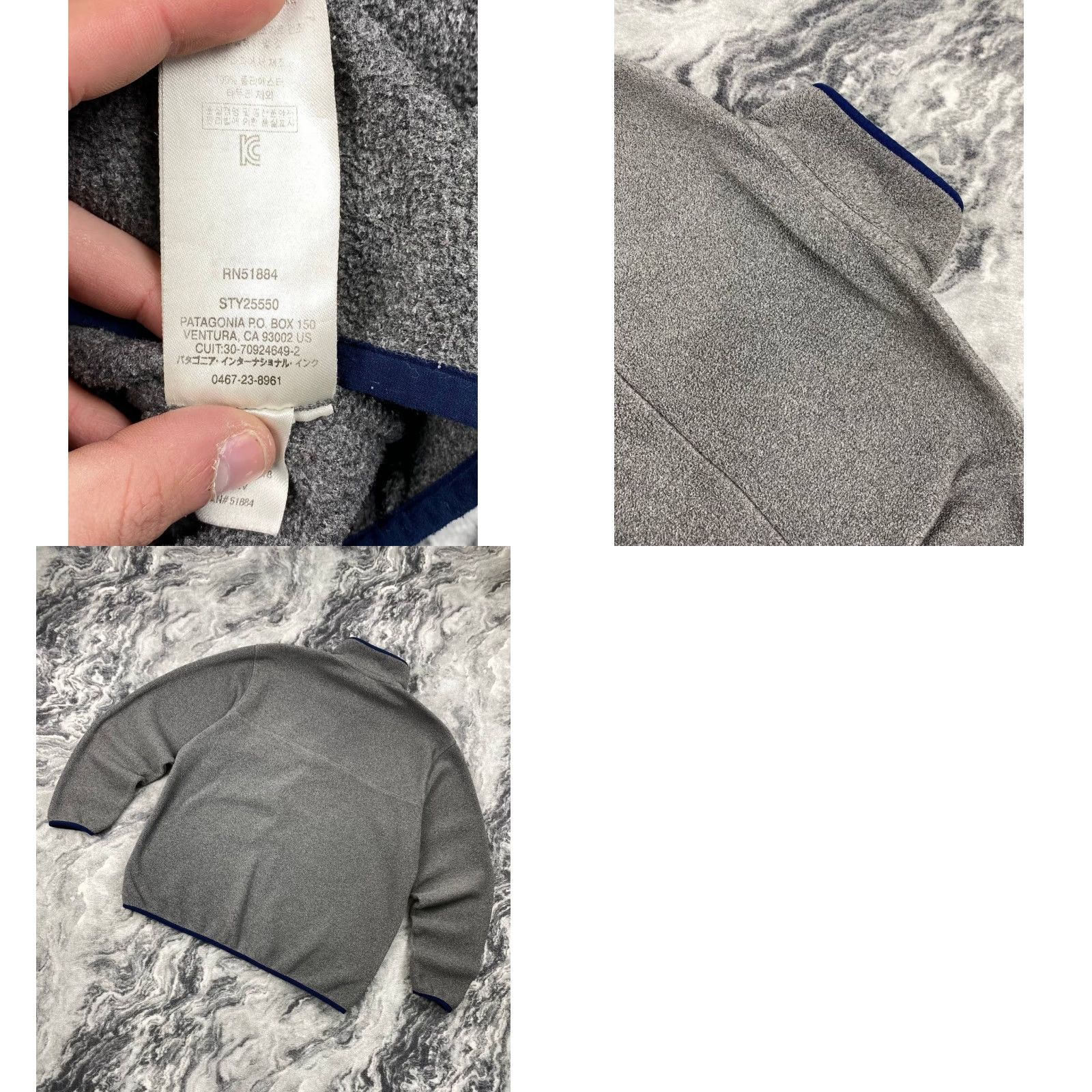 Patagonia VINTAGE Patagonia Synchilla Fleece Jacket Snap T Pullover Men L Gray Size US L / EU 52-54 / 3 - 8 Thumbnail