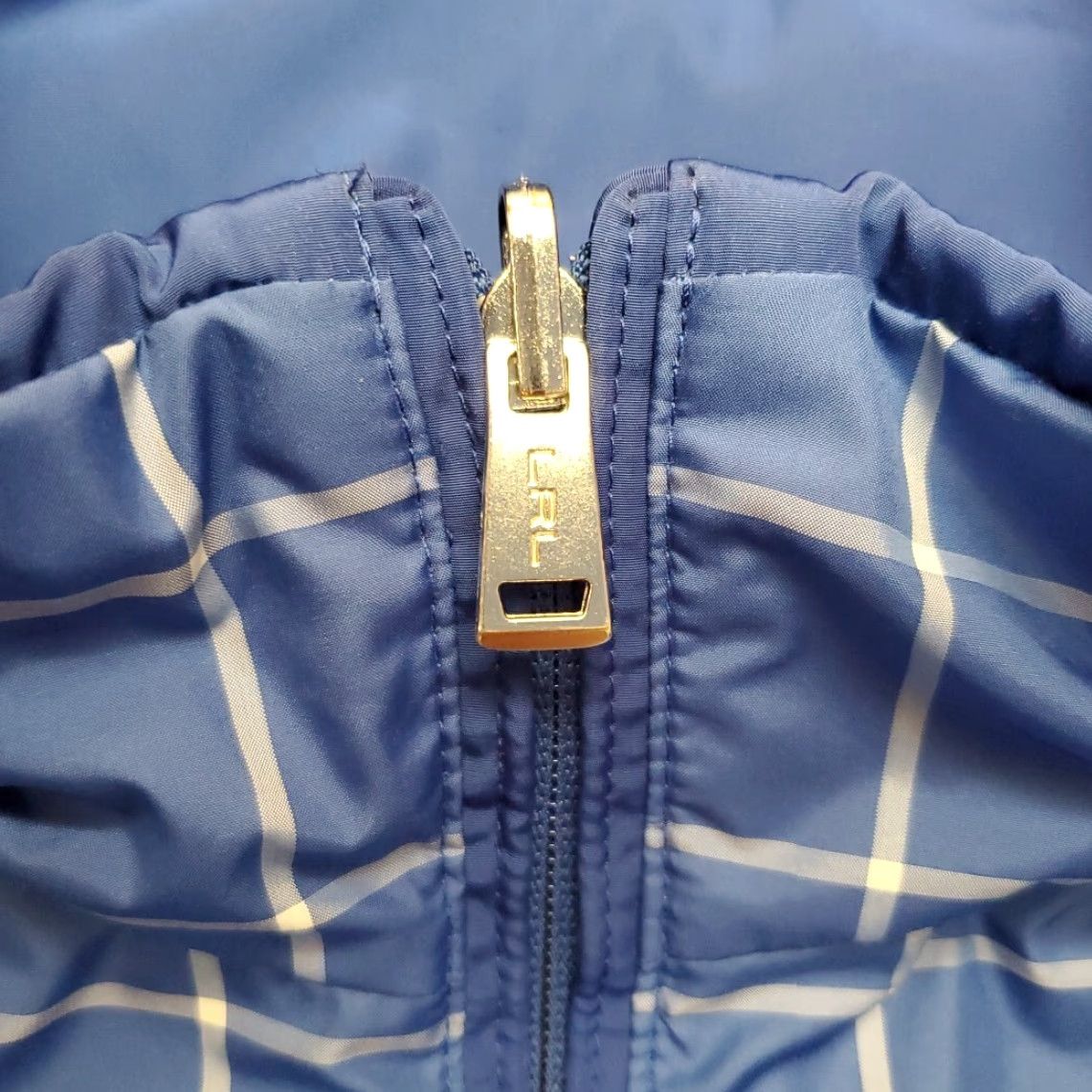 Ralph Lauren VINTAGE Lauren Ralph Lauren Jacket Womens Large Blue Window Pane Check Plaid Performance Size L / US 10 / IT 46 - 4 Thumbnail
