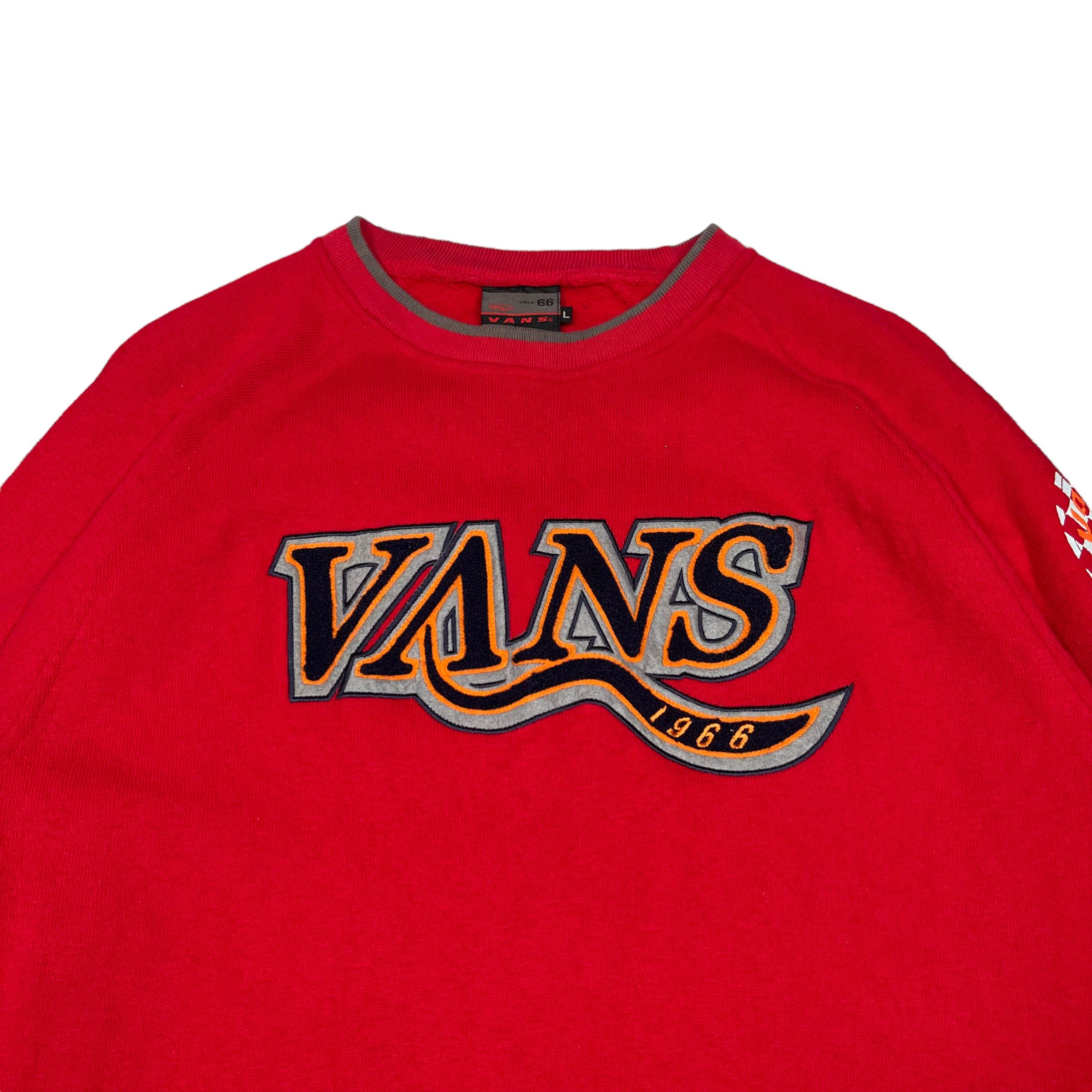 Vans × Vintage NOS Vintage 2000s Vans Embroidered Crewneck Sweatshirt Size US L / EU 52-54 / 3 - 3 Thumbnail