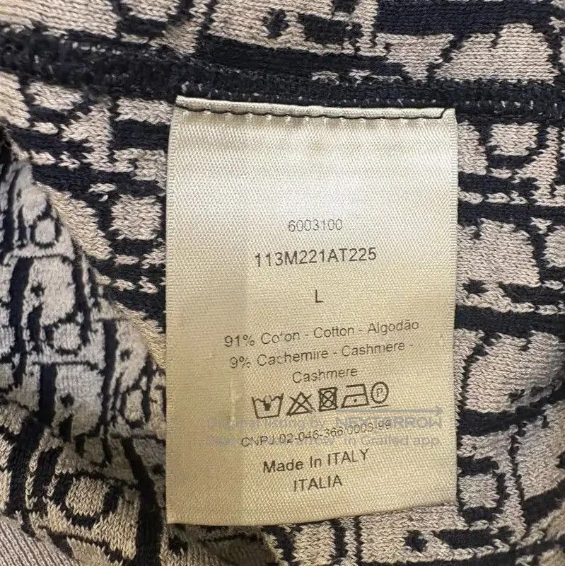Dior Dior Women's Long Sleeve Cardigan in Deep Blue . Size L / US 10 / IT 46 - 7 Thumbnail