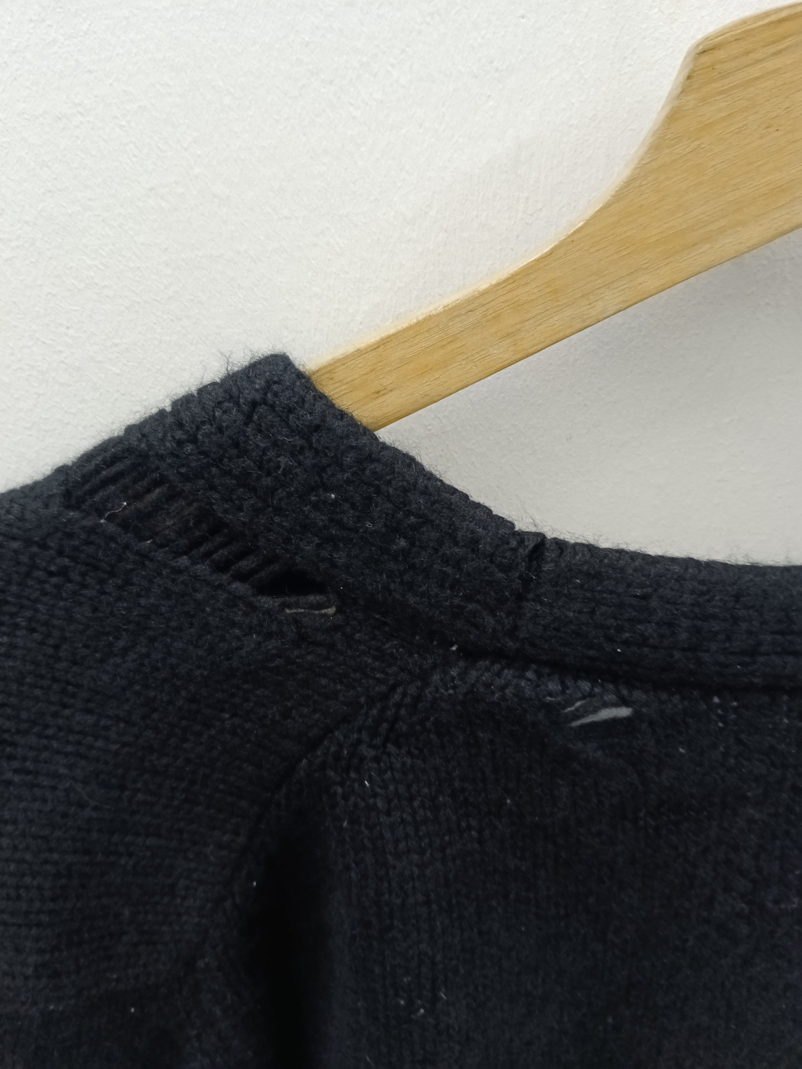 Saint Laurent Paris Hedi Slimane Saint Laurent Paris FW16 Black Knit Sweater Size XS / US 0-2 / IT 36-38 - 7 Thumbnail