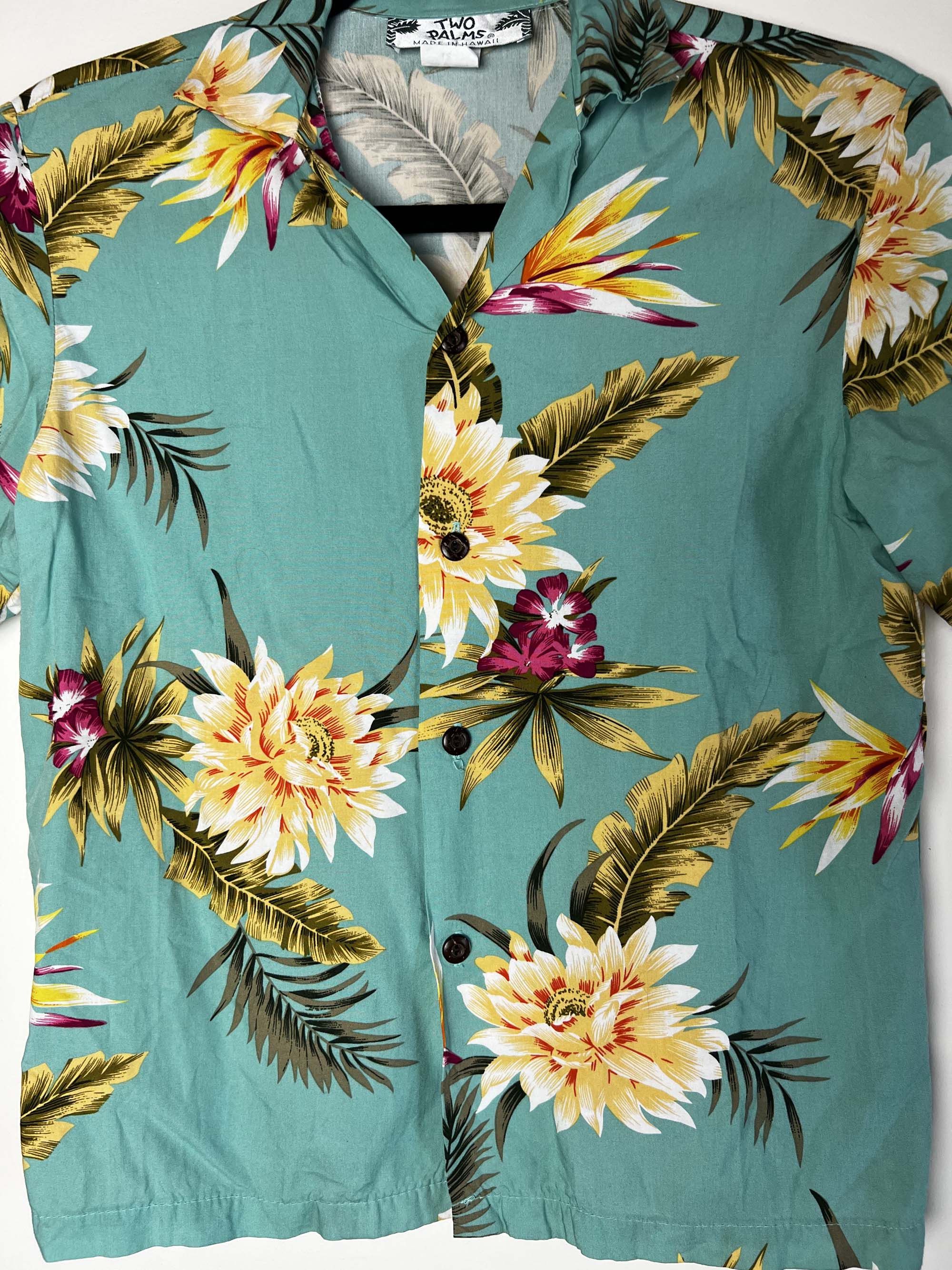 Vintage Vintage 1990's Two Palms Hawaiian Luau Aloha Party Shirt Size XS / US 0-2 / IT 36-38 - 2 Thumbnail