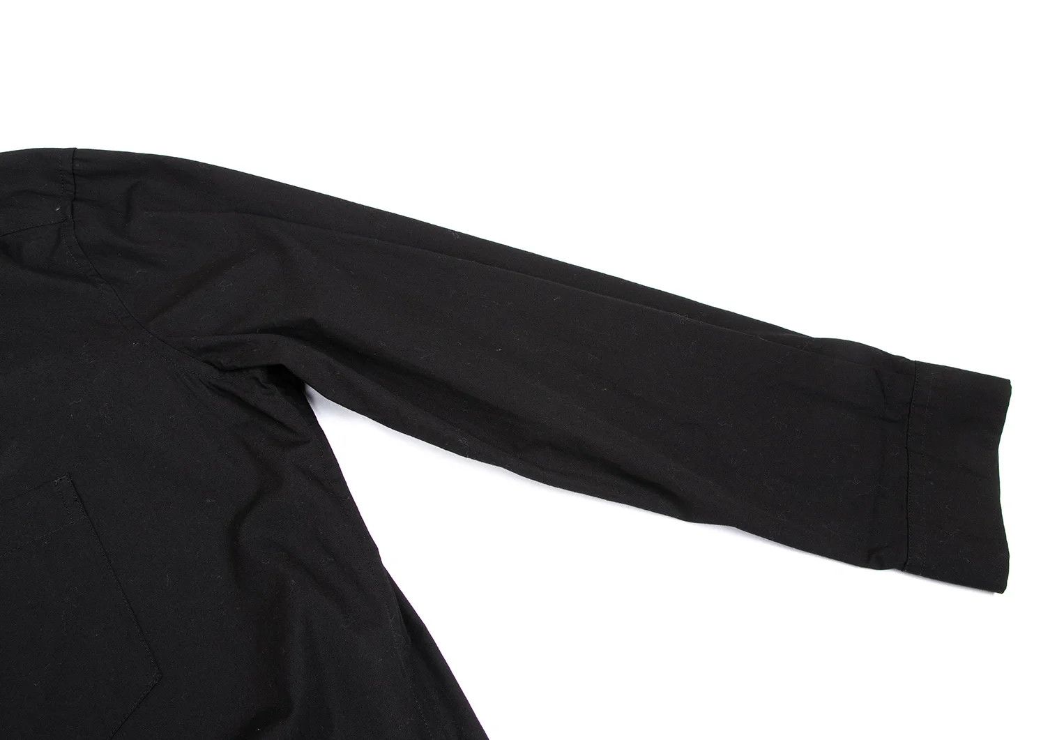 Yohji Yamamoto Double Color Cotton Long Shirt Black 3 Size US L / EU 52-54 / 3 - 7 Thumbnail