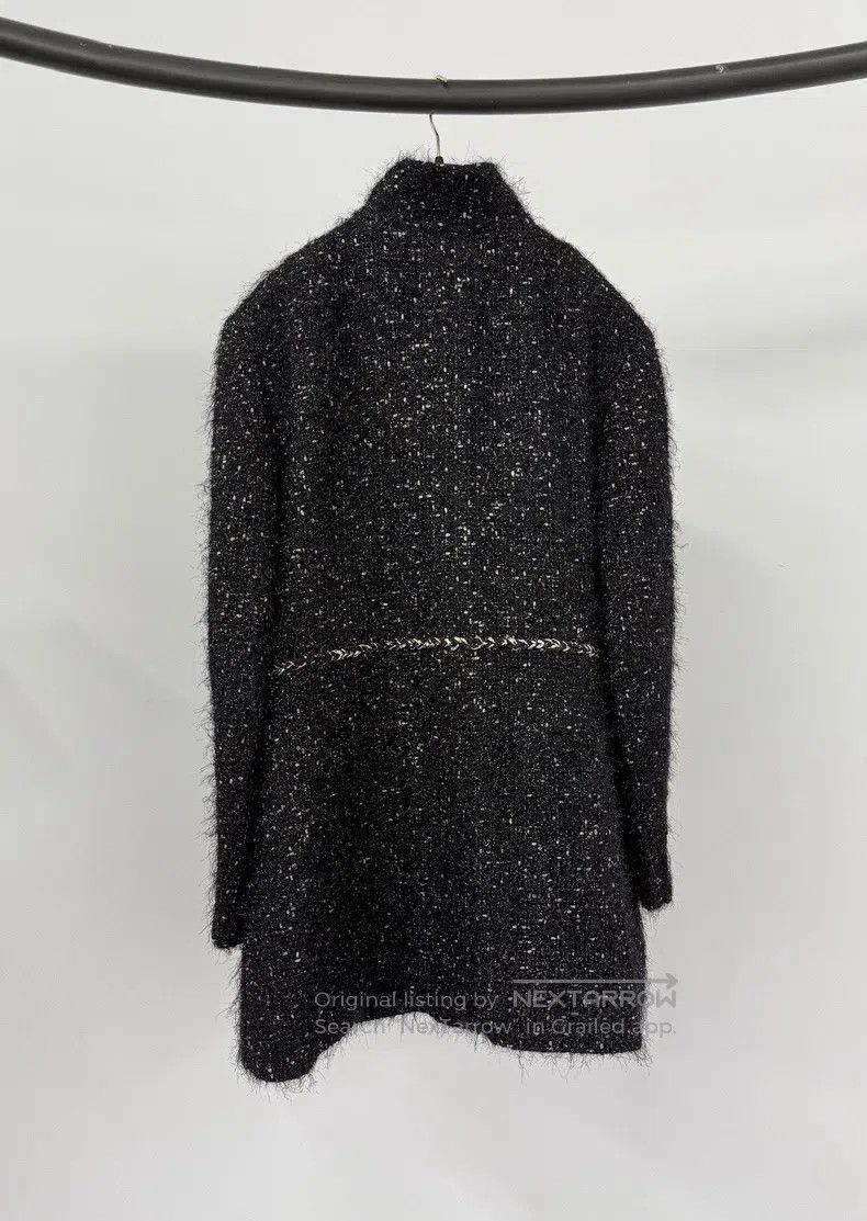Chanel Chanel Autumn and Winter Handicraft Workshop Black Silver Size S / US 4 / IT 40 - 2 Thumbnail