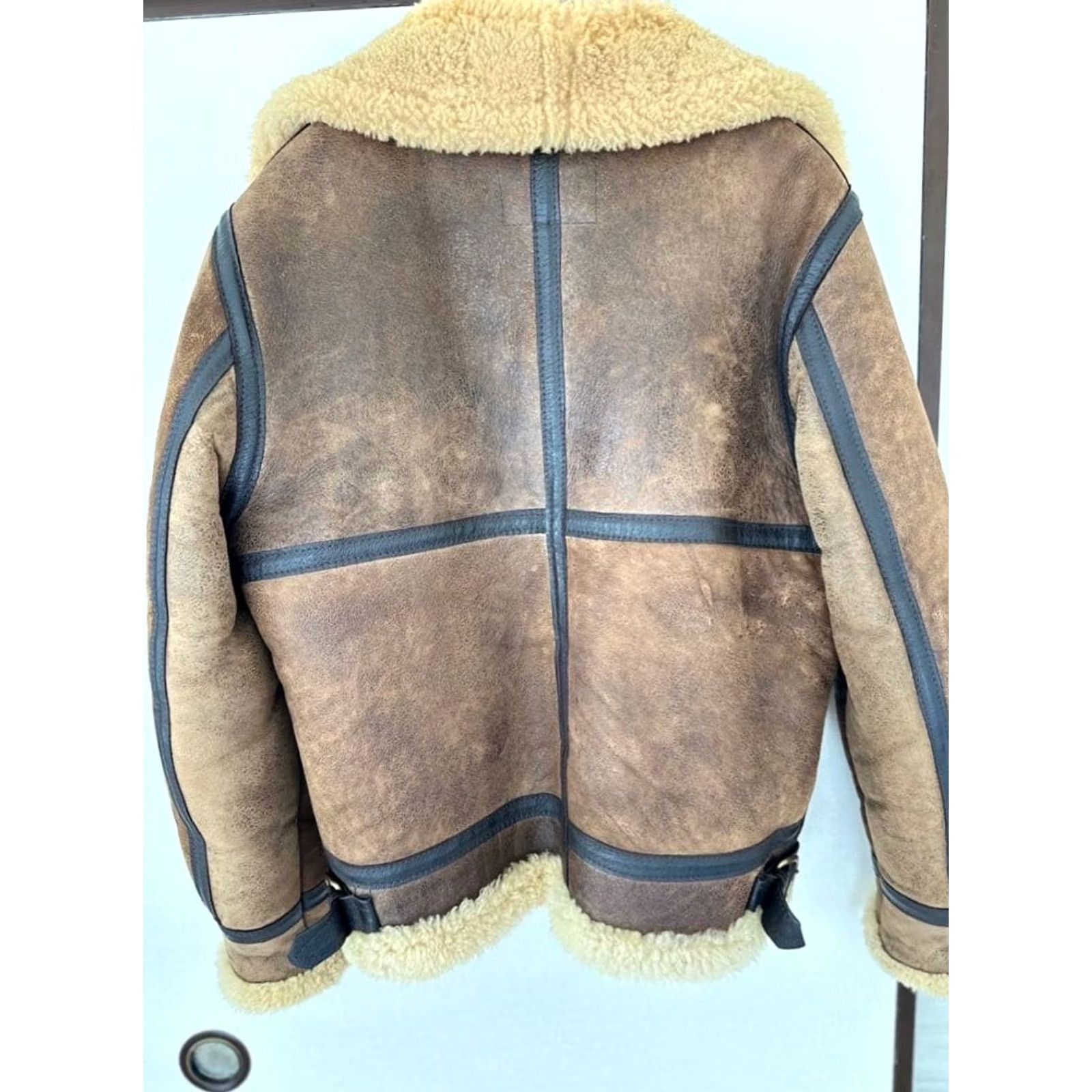 Schott SCHOTT B-3 Shearling Leather Bomber Flight Jacket Size 38 Vintage Rare Auth Size US XXS / EU 40 - 2 Thumbnail