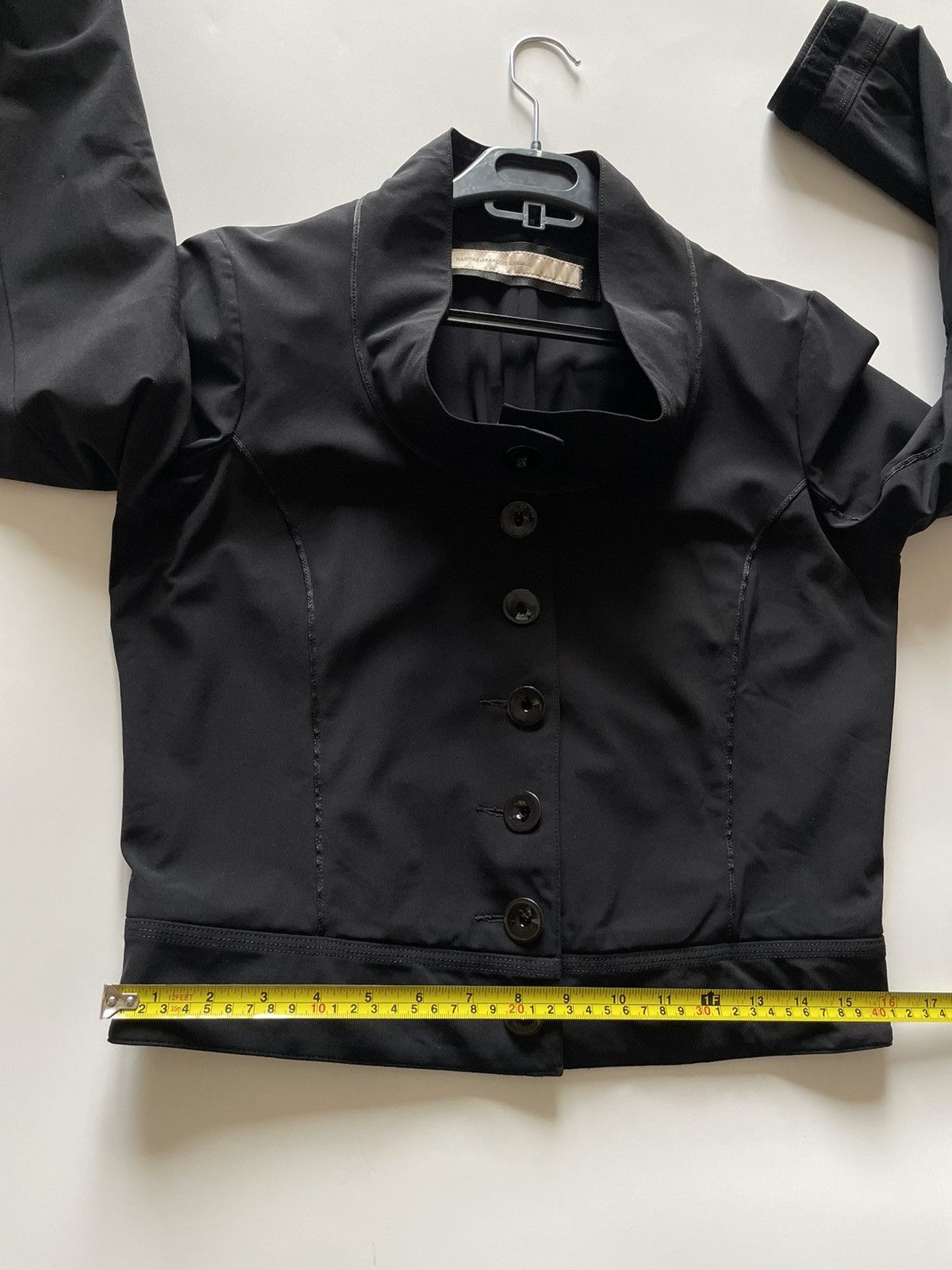 Marithe + Francois Girbaud Womens blazer Marithe Francois Girbaud Size F 42 Color Black Size M / US 6-8 / IT 42-44 - 13 Thumbnail