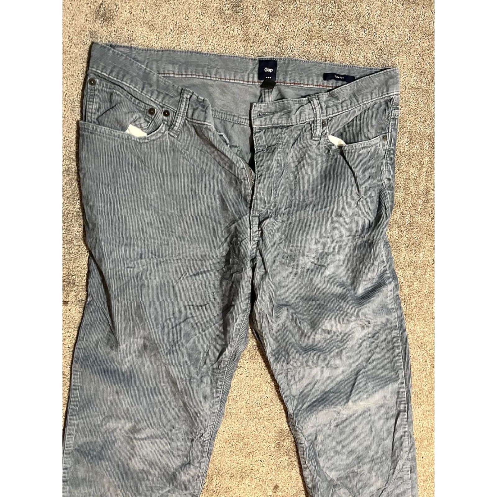 Gap Gap Jeans Corduroy 5-Pocket Classic Slim Fit Men’s Brown 35x32 Inseam 32 Regular 5-Pocket Denim Pants Size US 35 - 2 Thumbnail