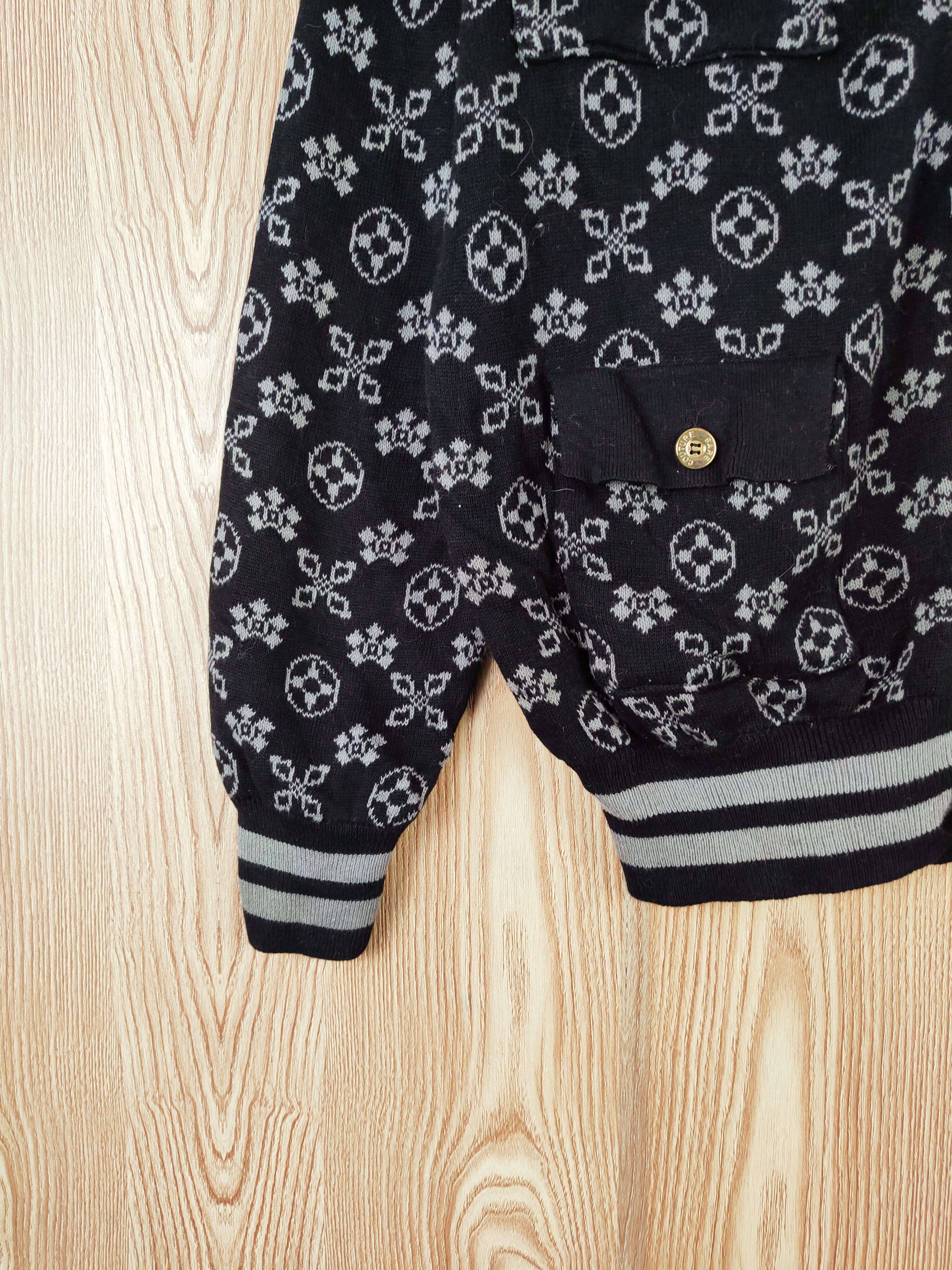 Japanese Brand Bare Couture Black Knitwear Cardigan #W157 Size US XL / EU 56 / 4 - 4 Thumbnail