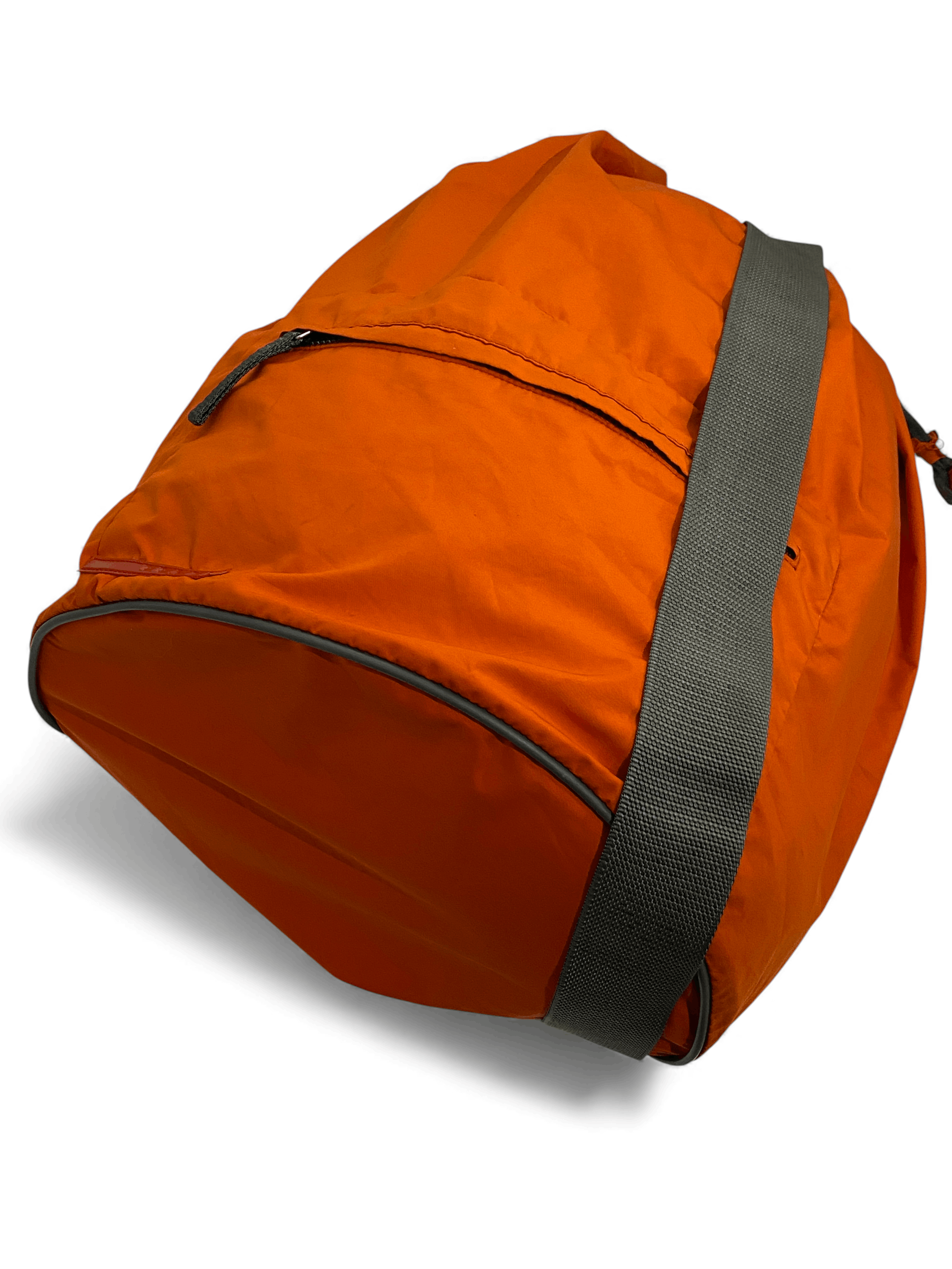 Prada Prada Tab Logo Orange Nylon Shoulder Backpack Bag Y2K Size ONE SIZE - 5 Thumbnail