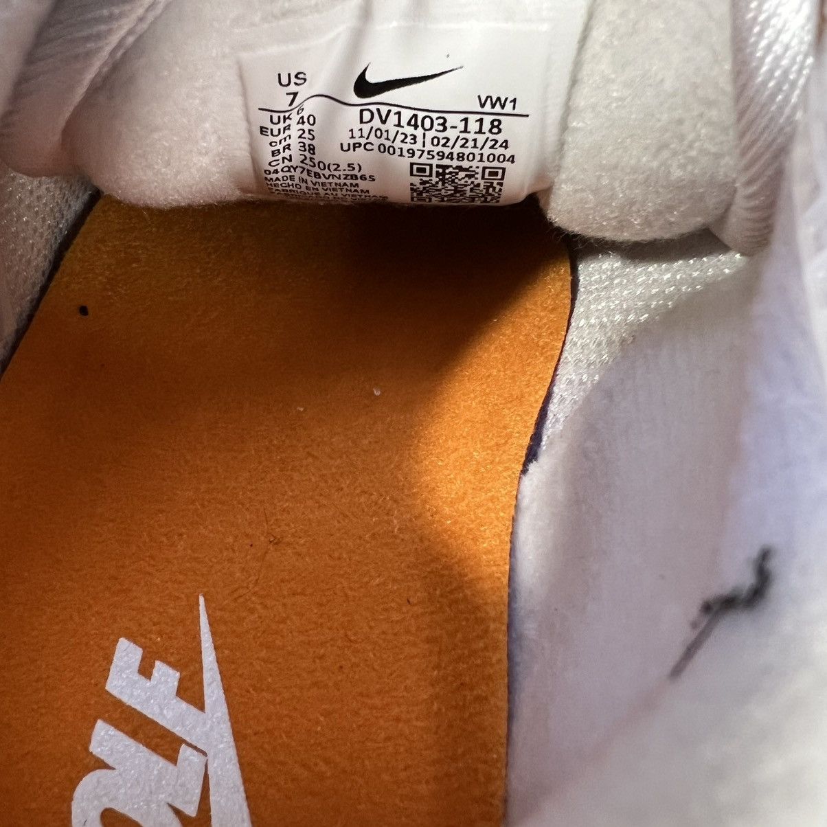 Nike Nike Air Max 1 '86 OG G Spikeless Golf Shoes Orange 7 Size US 7 / EU 40 - 7 Thumbnail