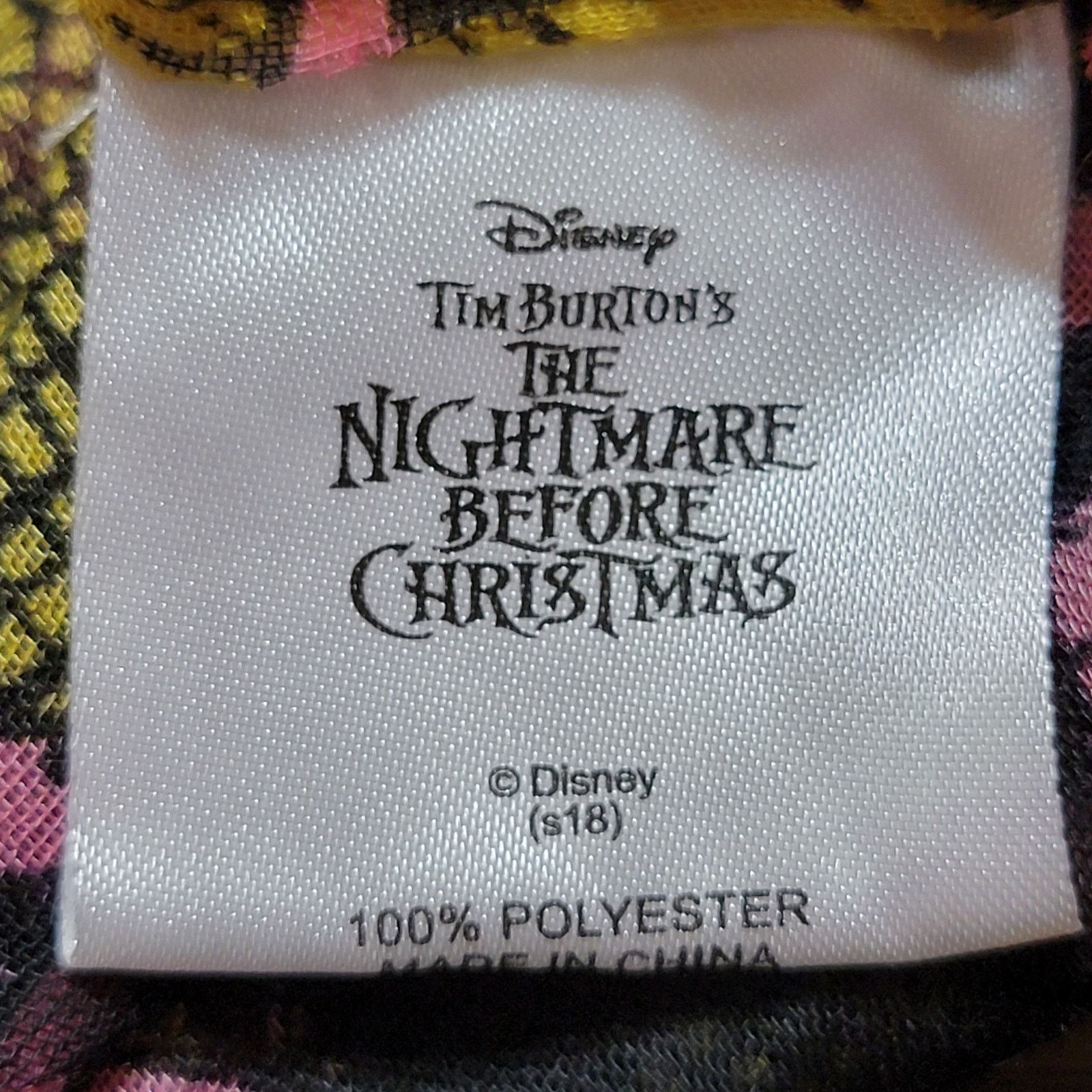 Disney Disney NB Christmas Sally's Dress Pattern Infinity Scarf Size ONE SIZE - 3 Thumbnail