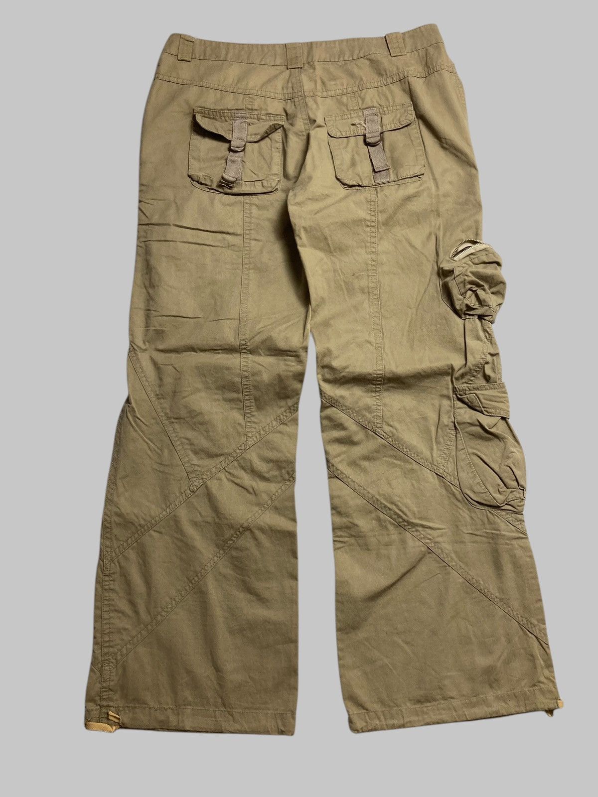 Hysteric Glamour × Japanese Brand × Le Grande Bleu (L.G.B.) UNN Japanese Brand Cargo Pants Bondage Multi Pocket💥 Size US 31 - 3 Thumbnail