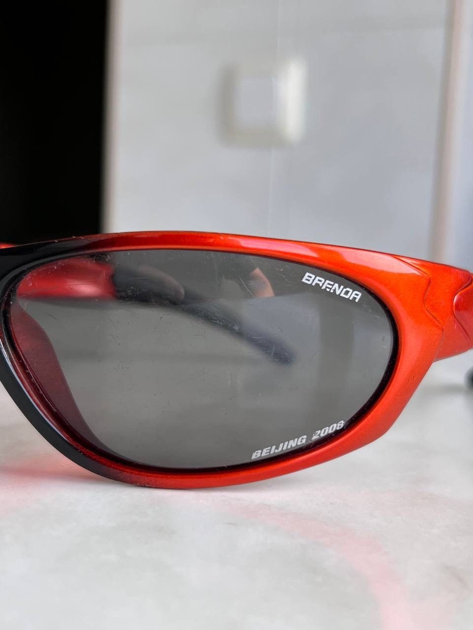 Japanese Brand Vintage Beijing 2008 Sports Brenda Oakley Style Sunglasses Size ONE SIZE - 3 Thumbnail