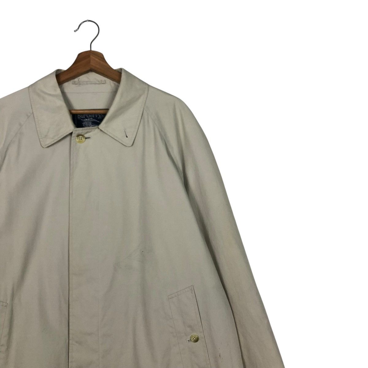 Burberry 🔥VINTAGE LONG JACKET BUTTON BURBERRYS Size US M / EU 48-50 / 2 - 9 Thumbnail