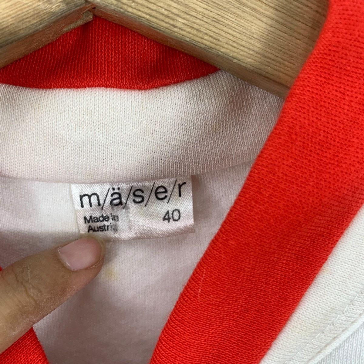 Vintage Vintage 80’ MASER AUSTRIA Half Zipper Sweatshirt Tee Shirt Size XXS / US 00 / IT 34 - 6 Thumbnail