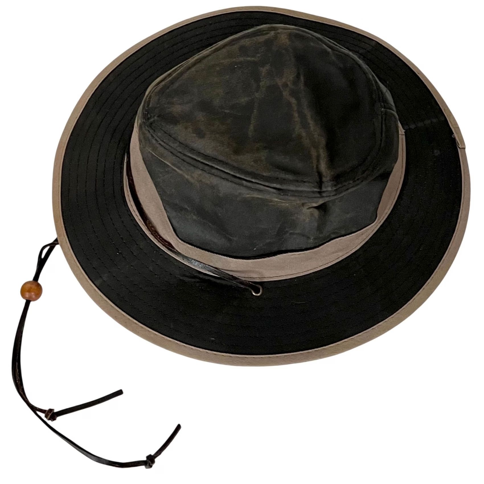 Vintage San Diego Hat Company Unisex Garden Wide Brim Sun Hat Sunhat Outback Rugged Boonie Hat One Size Brown Mens Womens Size ONE SIZE - 5 Thumbnail