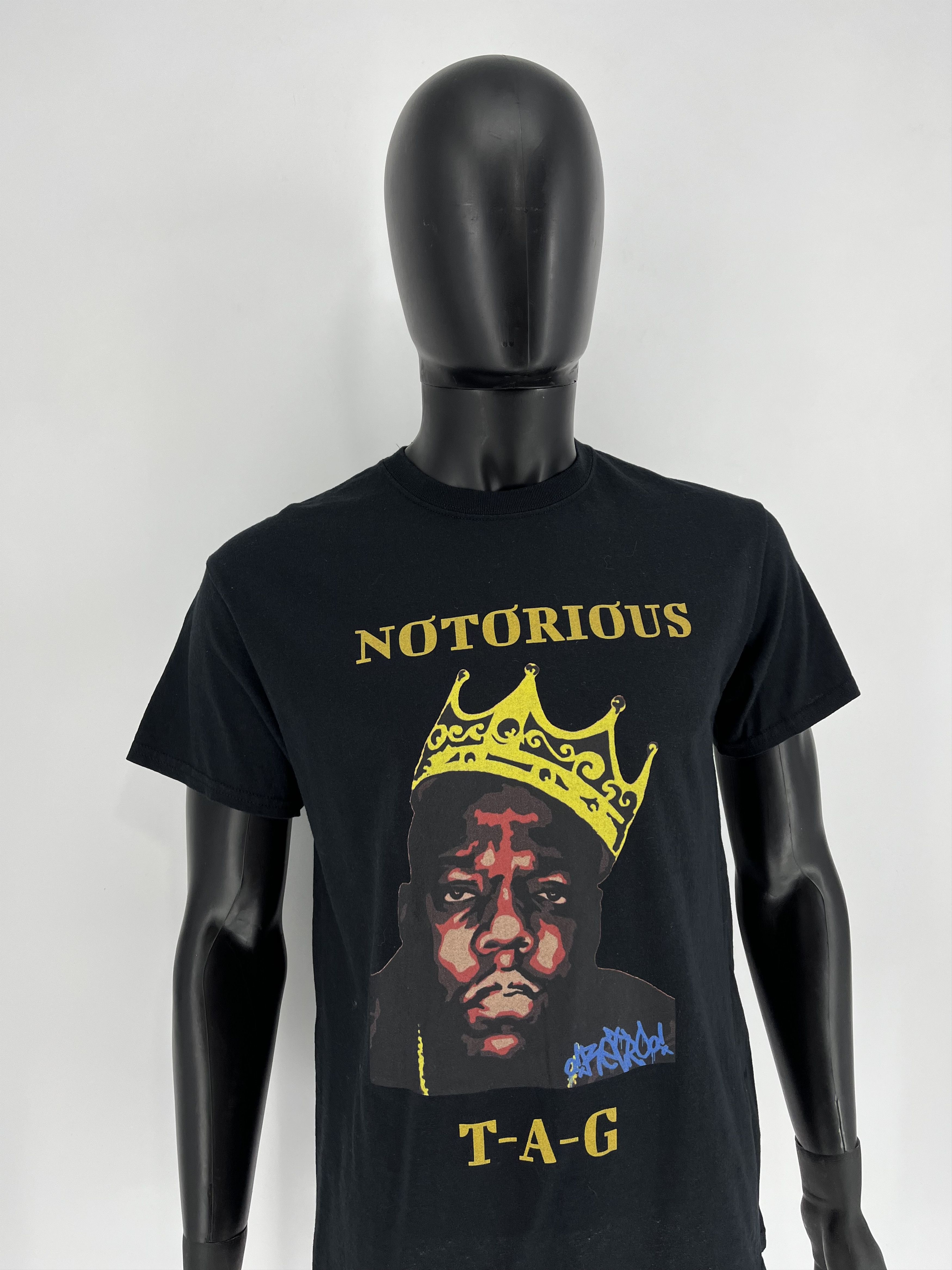 Rap Tees × Vintage Notorious Big Trust Nobody Black Tee Shirt Size US M / EU 48-50 / 2 - 4 Thumbnail