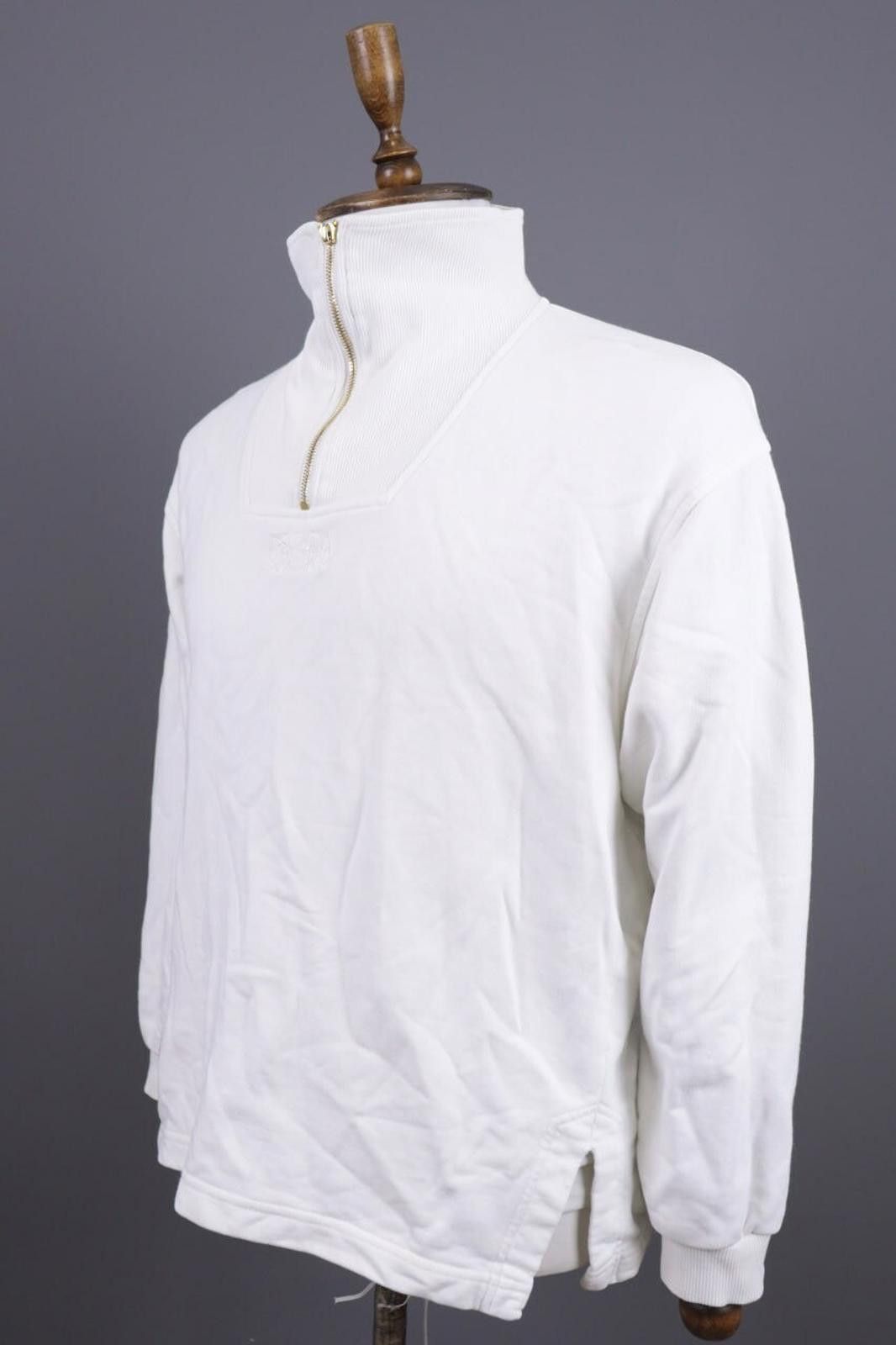 Escada Sport Esacada Sport White Knit High Neck 1/4 Zip Sweater Size M Size US M / EU 48-50 / 2 - 6 Thumbnail