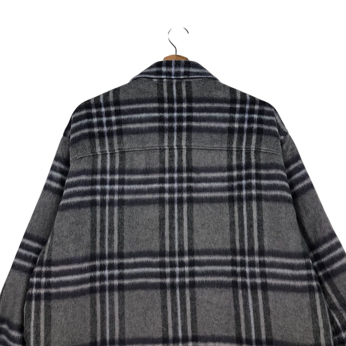 Japanese Brand 📌Vintage Wool Button Jacket GU Japan Tartan Issey Miyake Size US L / EU 52-54 / 3 - 10 Thumbnail