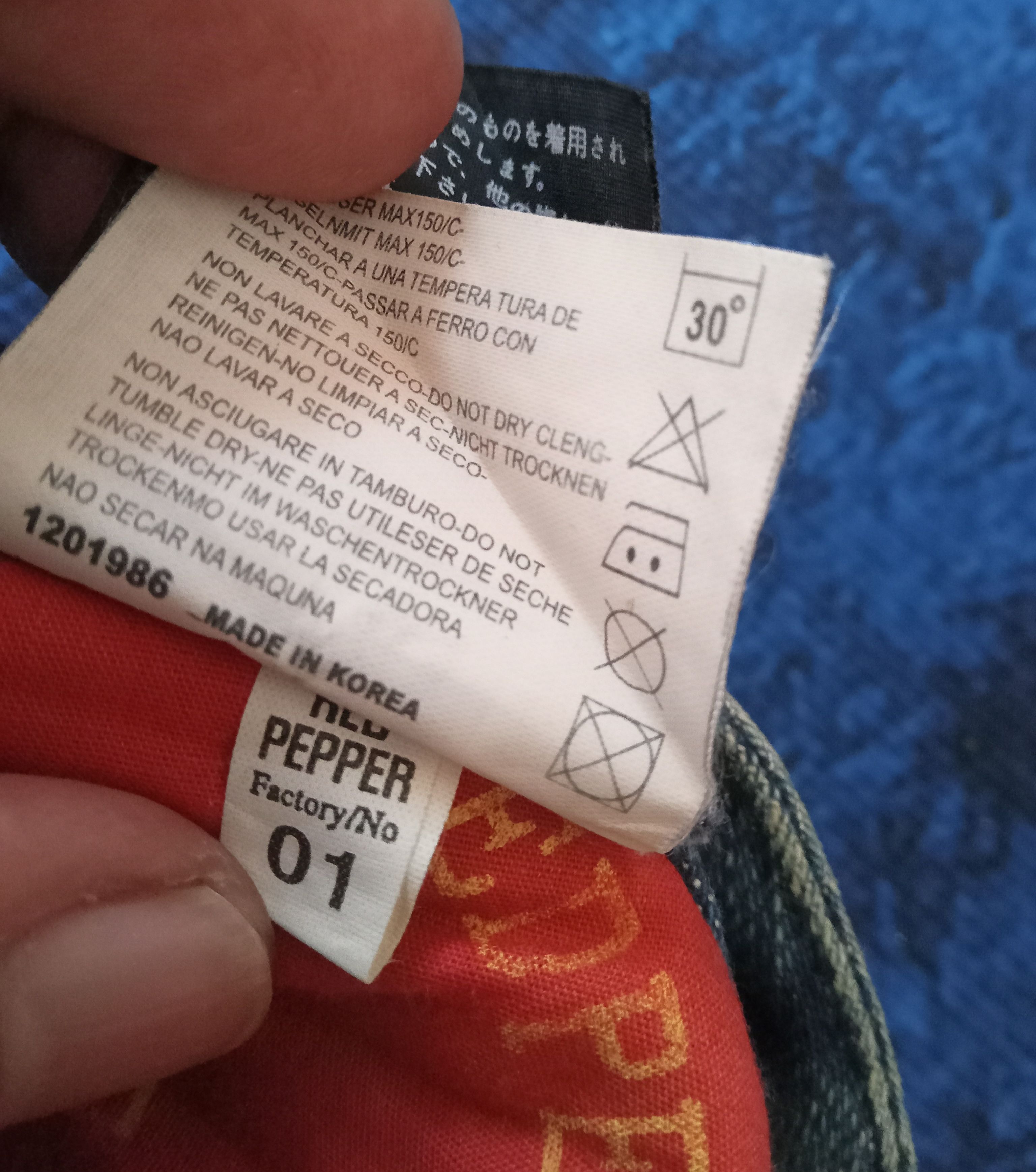 Japanese Brand Red Pepper Rare Design Jeans Size US 33 - 7 Thumbnail
