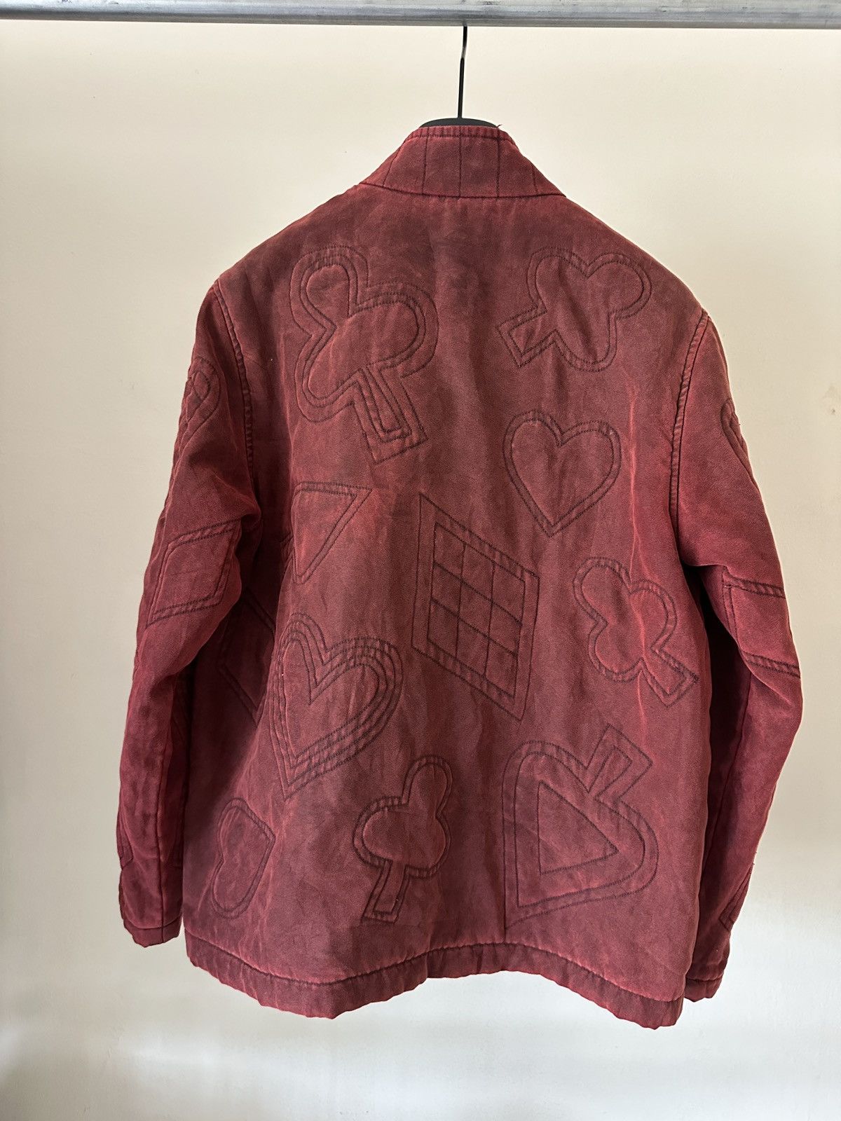 Vintage 1990s Playing Card pattern Vintage Jacket Size US S / EU 44-46 / 1 - 9 Thumbnail