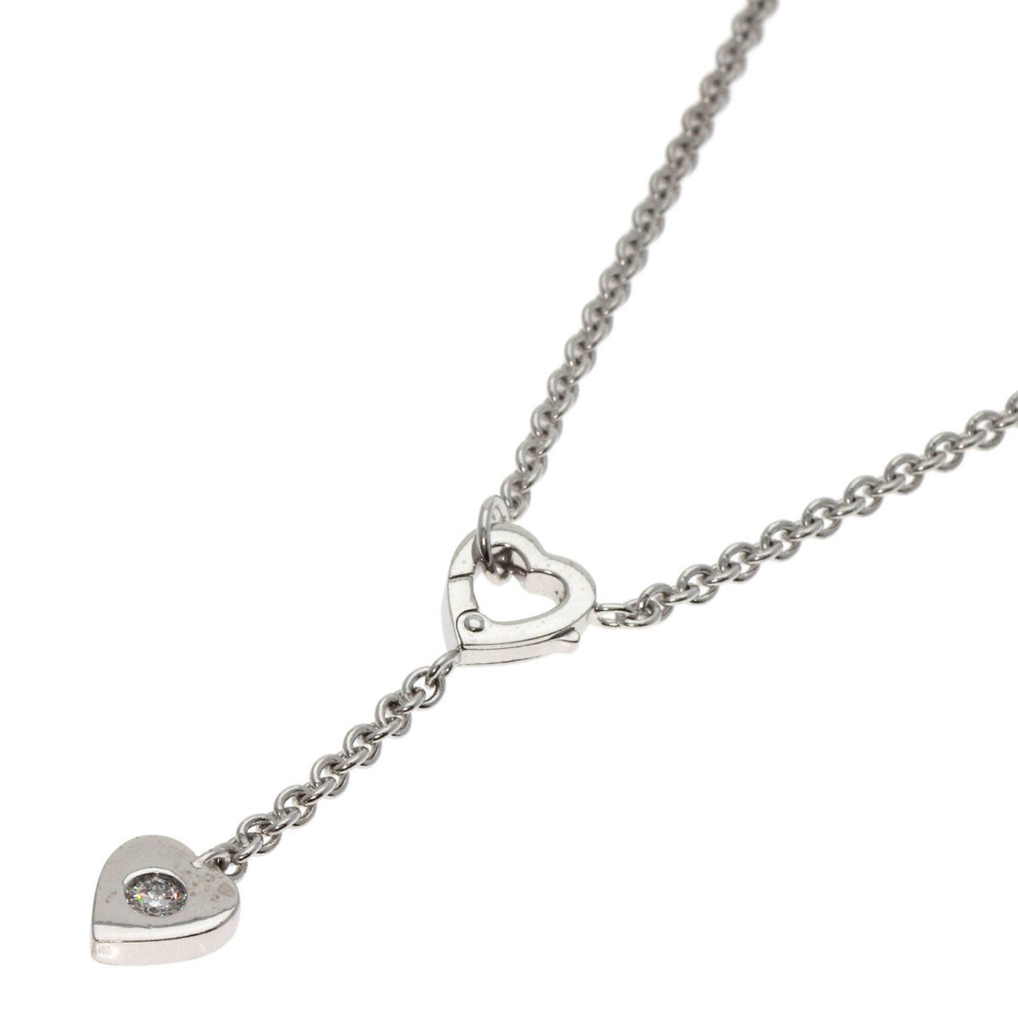 Cartier Cartier Mon Amour 1P Diamond Necklace 18K White Gold Women's CARTIER Size ONE SIZE - 1 Thumbnail