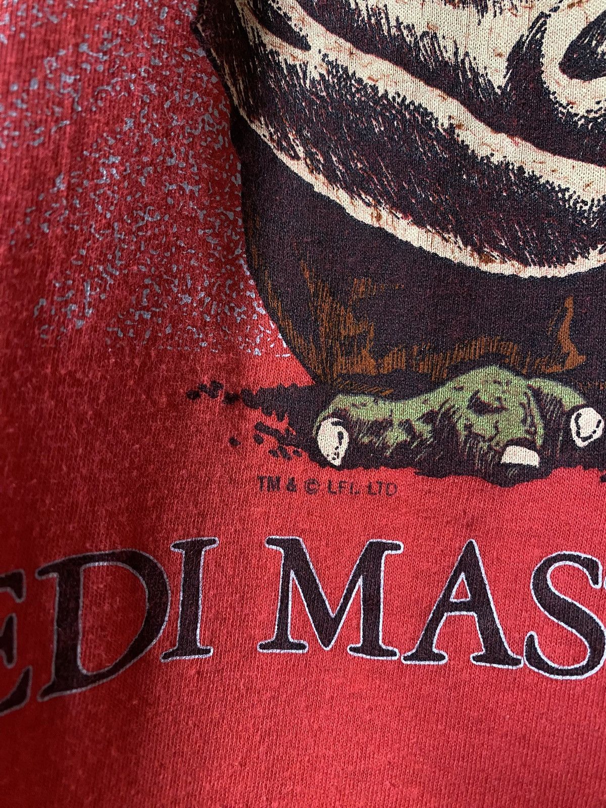 Vintage Vintage 1980’s Star Wars Rare Yoda Tee Shirt Medium Size US M / EU 48-50 / 2 - 4 Thumbnail