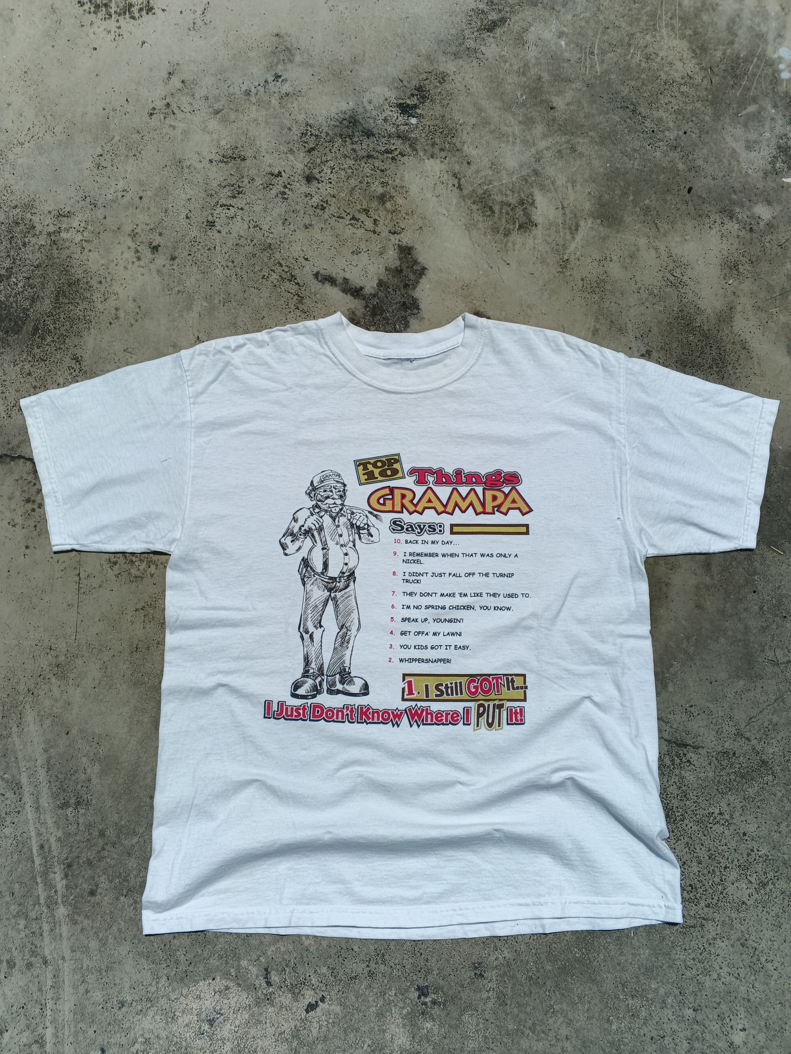 Band Tees Vintage 90s Graphic Art Grampa Says Size L Size US L / EU 52-54 / 3 - 1 Thumbnail