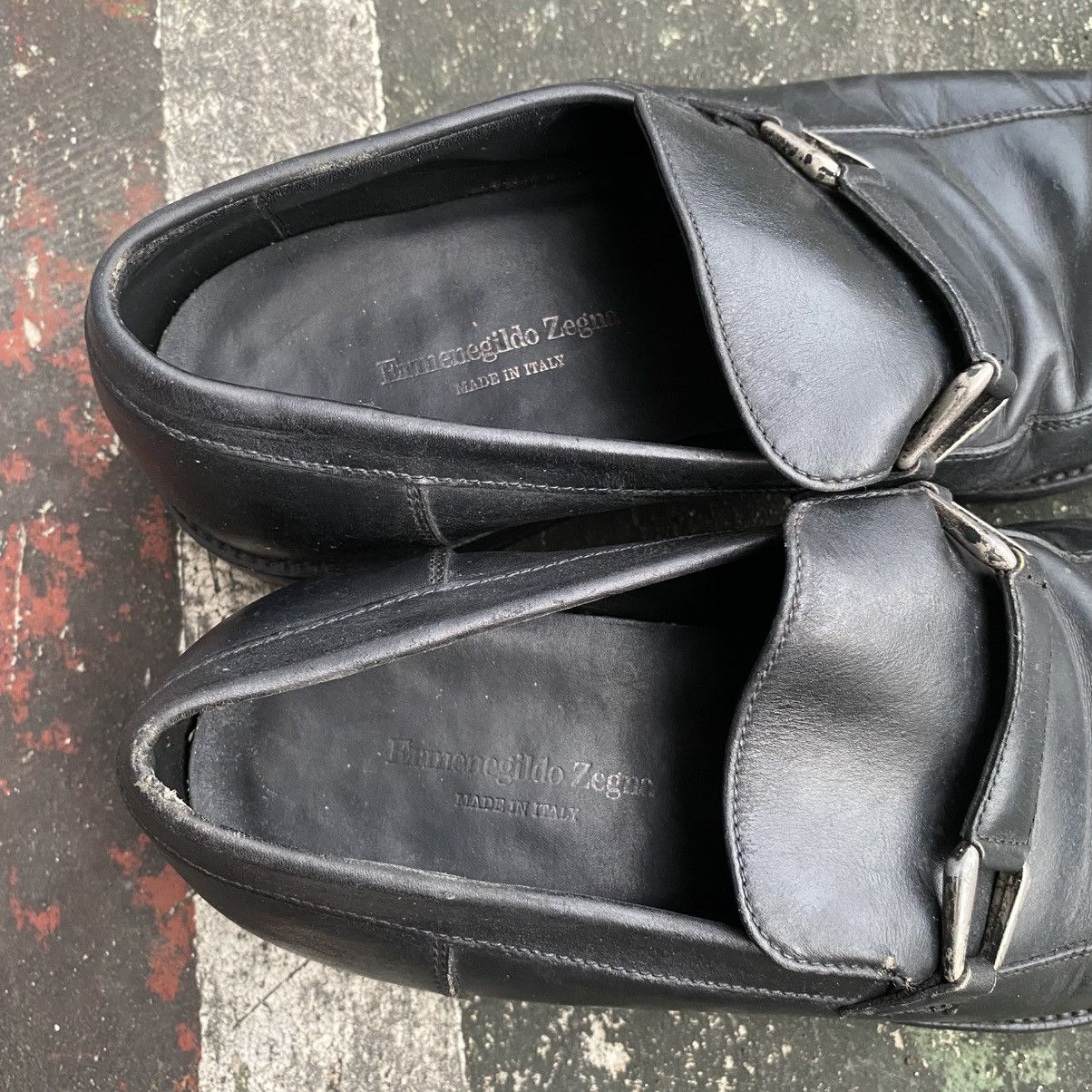 Ermenegildo Zegna Ermenegildo zegna black loafers Size US 6.5 / EU 39-40 - 4 Thumbnail