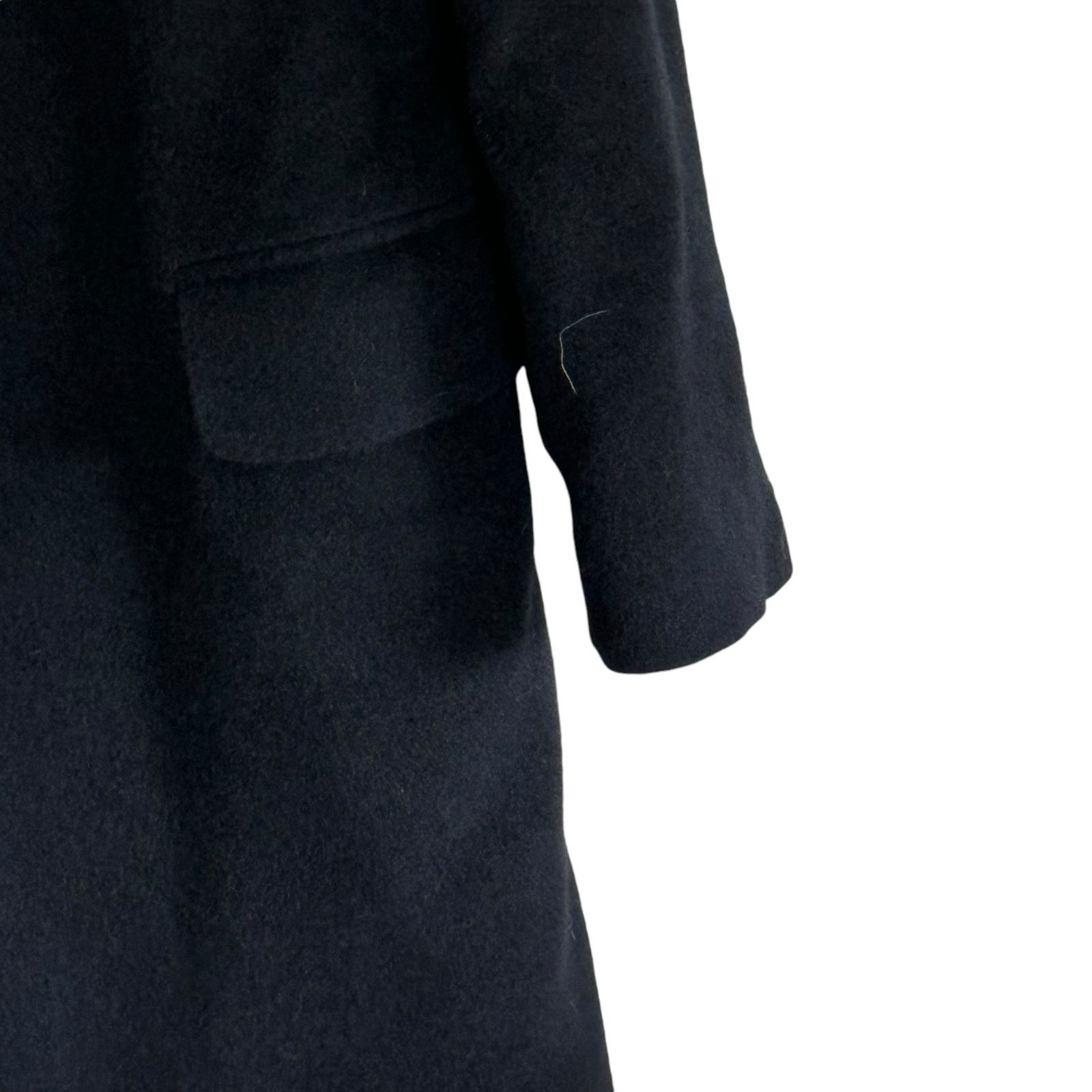 Lanvin LANVIN CLASSIQUE Pure Wool Overcoat 48R Italy Black Coat Size US M / EU 48-50 / 2 - 9 Thumbnail
